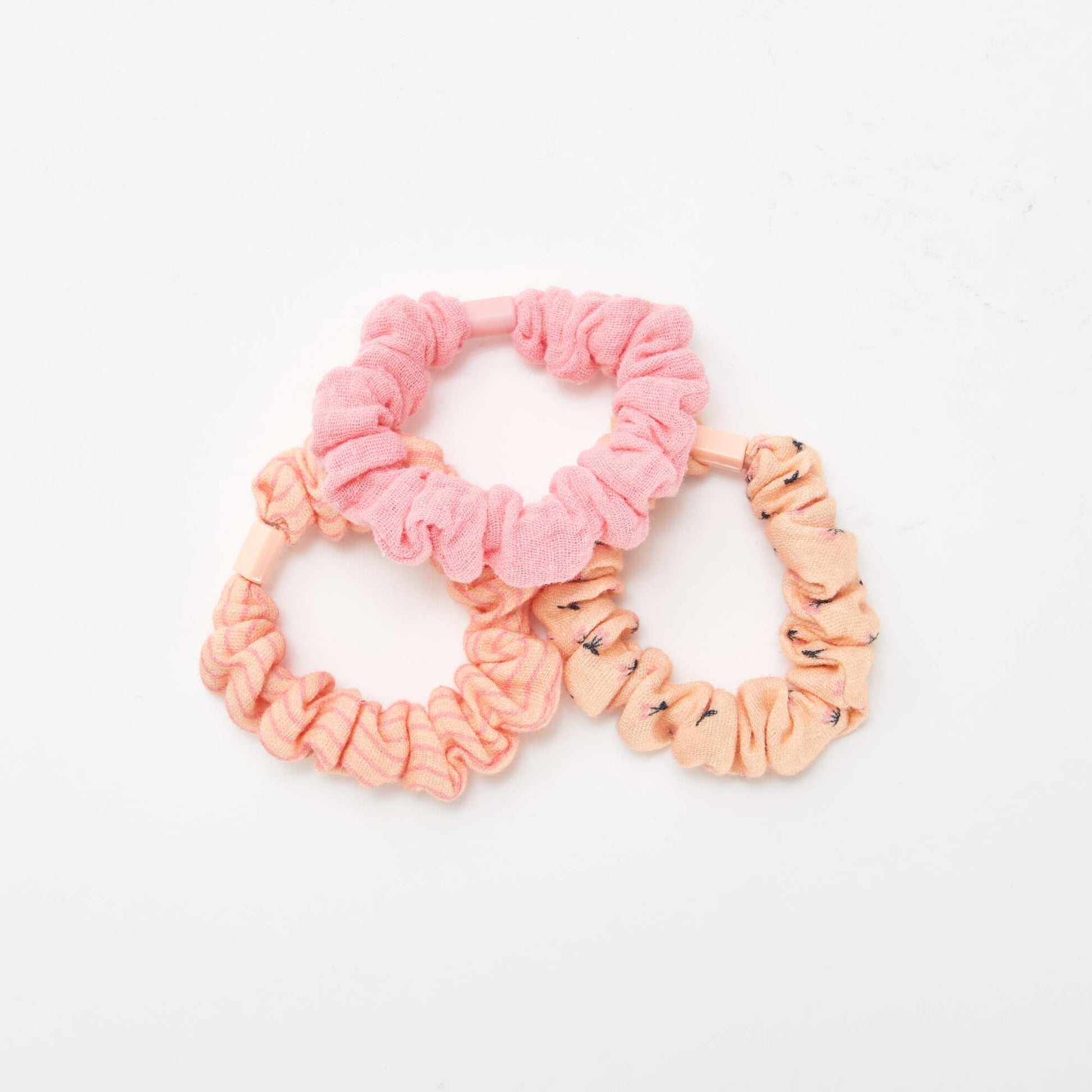 Lot de 3 chouchous ORANGE