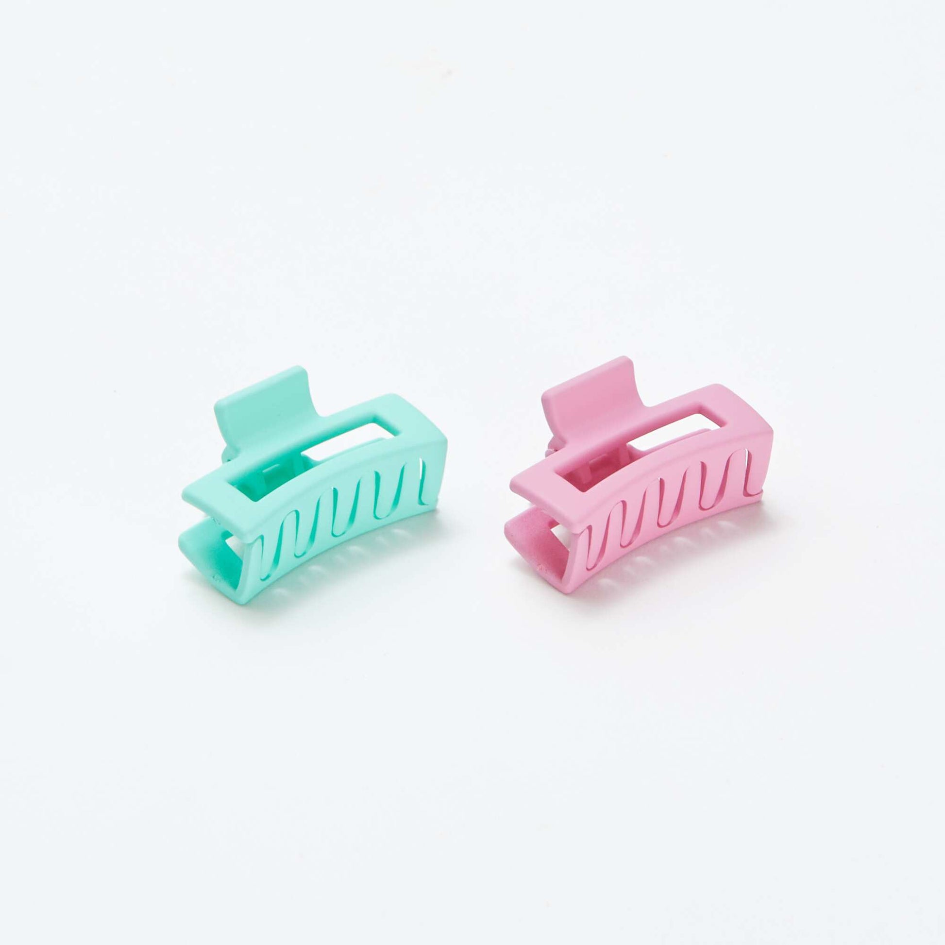 Lot de 2 élastiques + 2 pinces ROSE