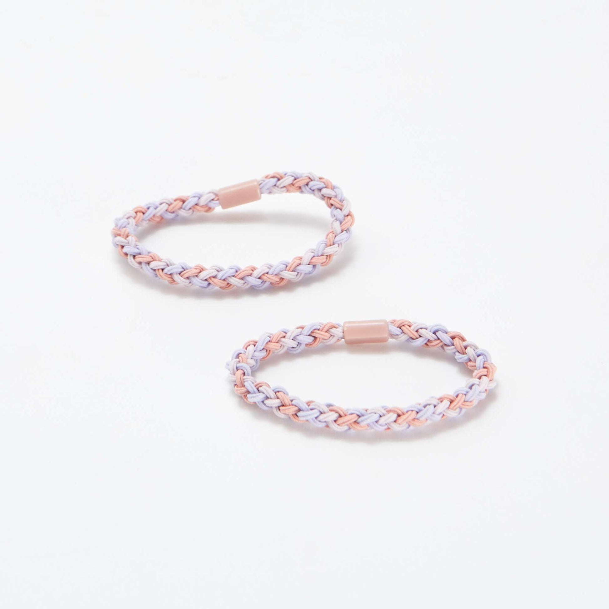 Lot de 2 élastiques + 2 pinces ORANGE