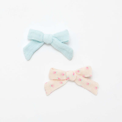 Lot de 2 pinces à cheveux ROSE