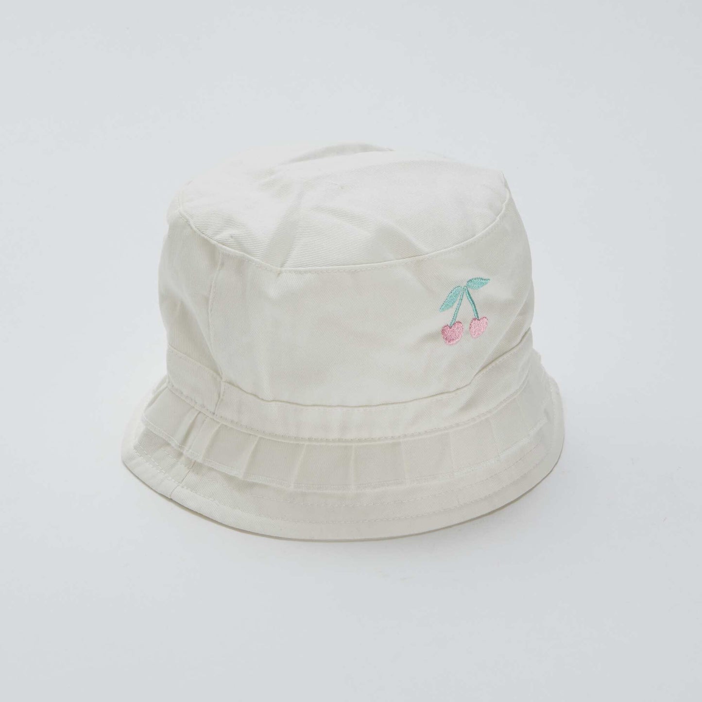 Chapeau avec volants et print BEIGE