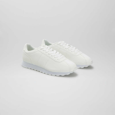 Baskets basses style rétro BLANC