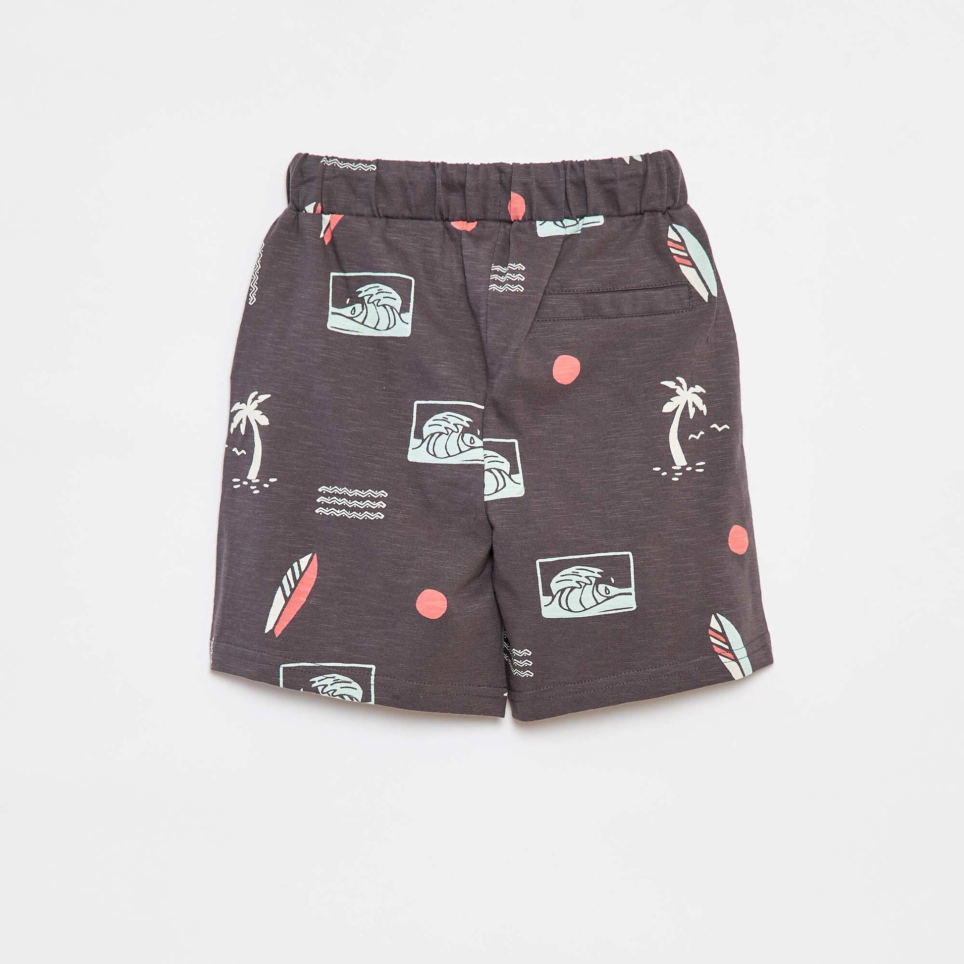 Short en molleton léger NOIR