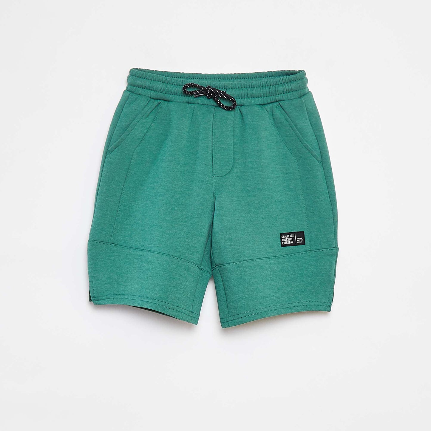 Short en molleton léger  esprit baskets VERT