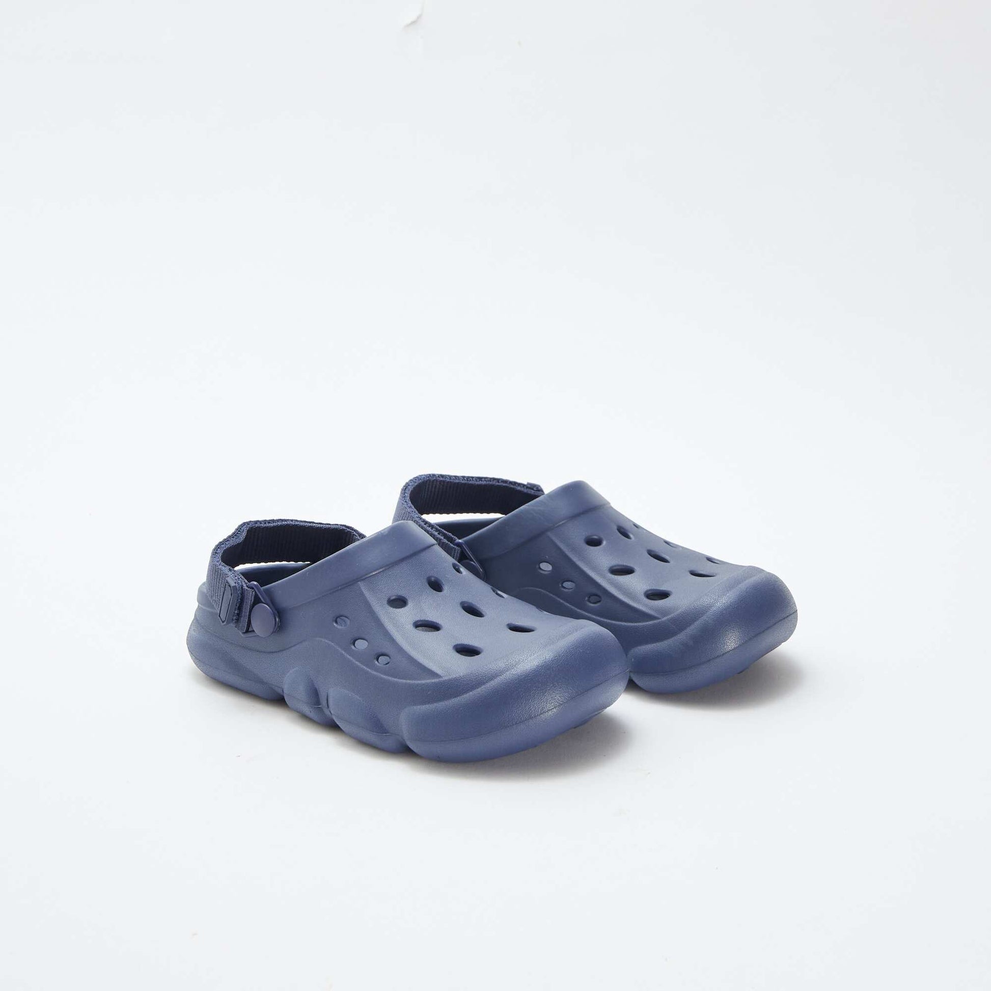 Sabots unis en plastique moulé BLEU
