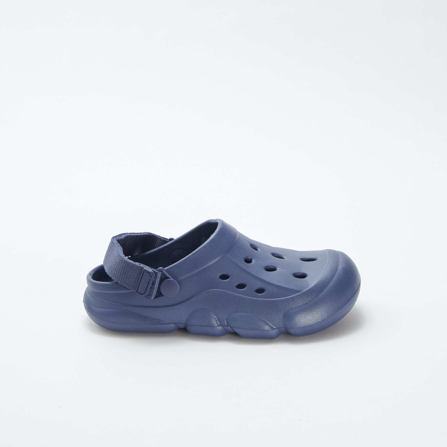 Sabots unis en plastique moulé BLEU