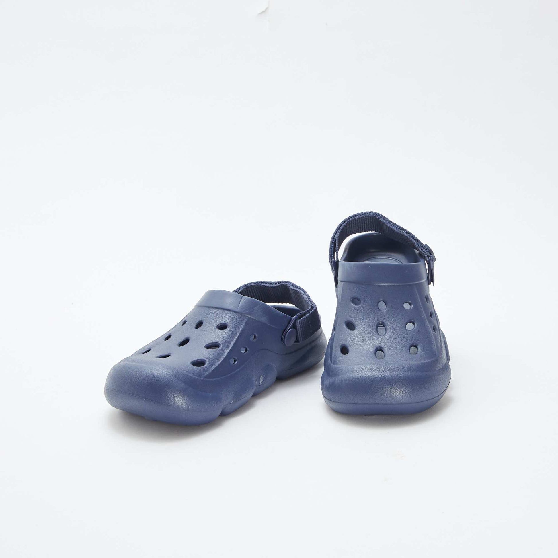 Sabots unis en plastique moulé BLEU