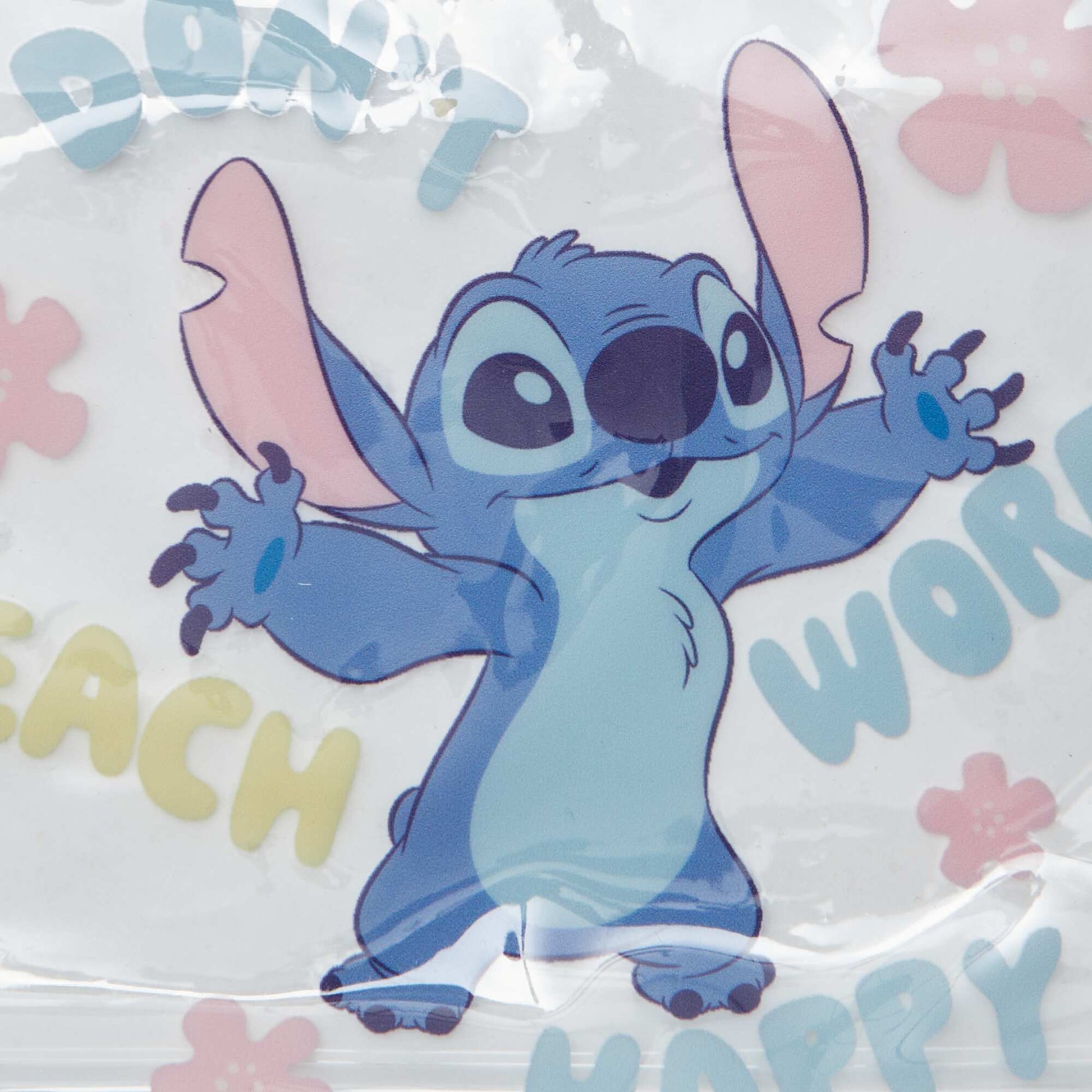Pochette transparente 'Stitch' 'Disney' BLEU