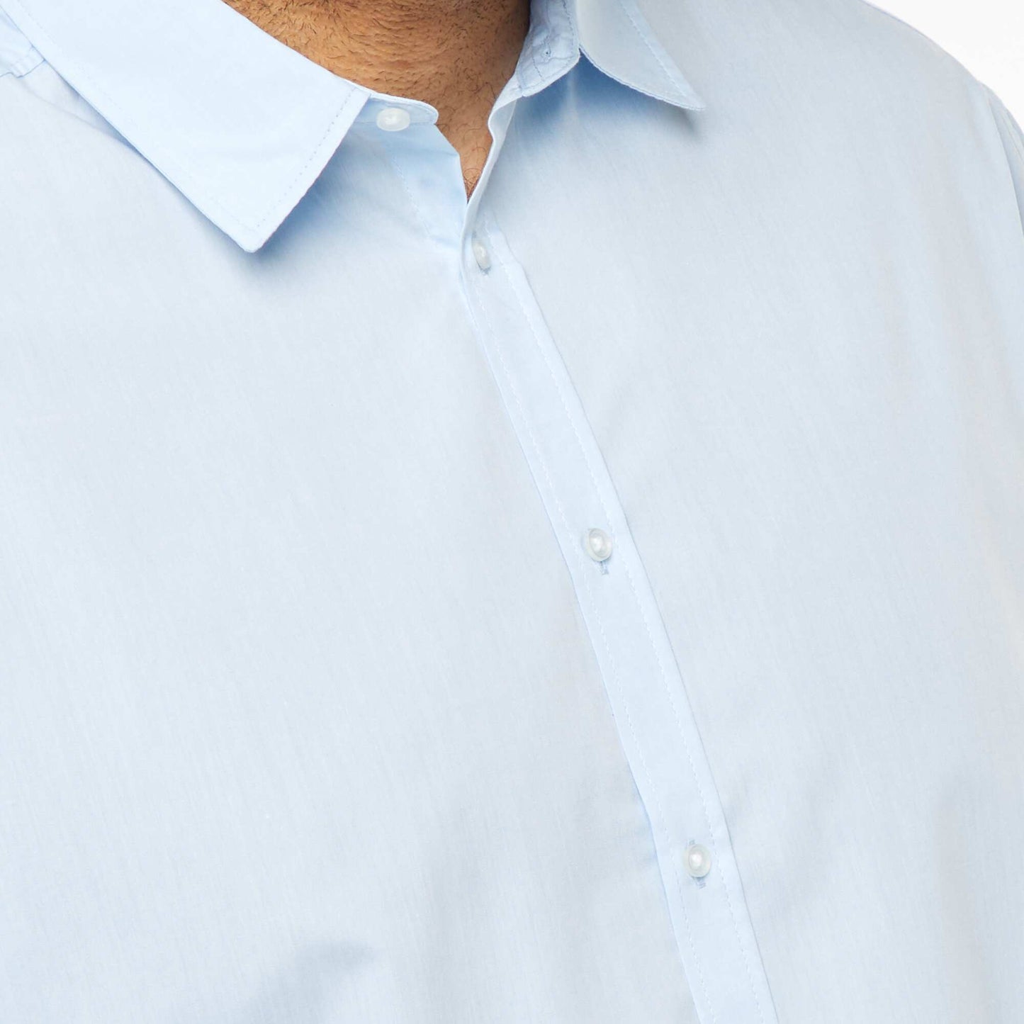 Chemise manches courtes comfort fit BLEU