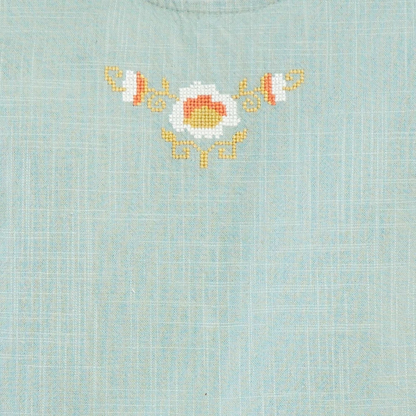 Blouse à motifs brodés VERT