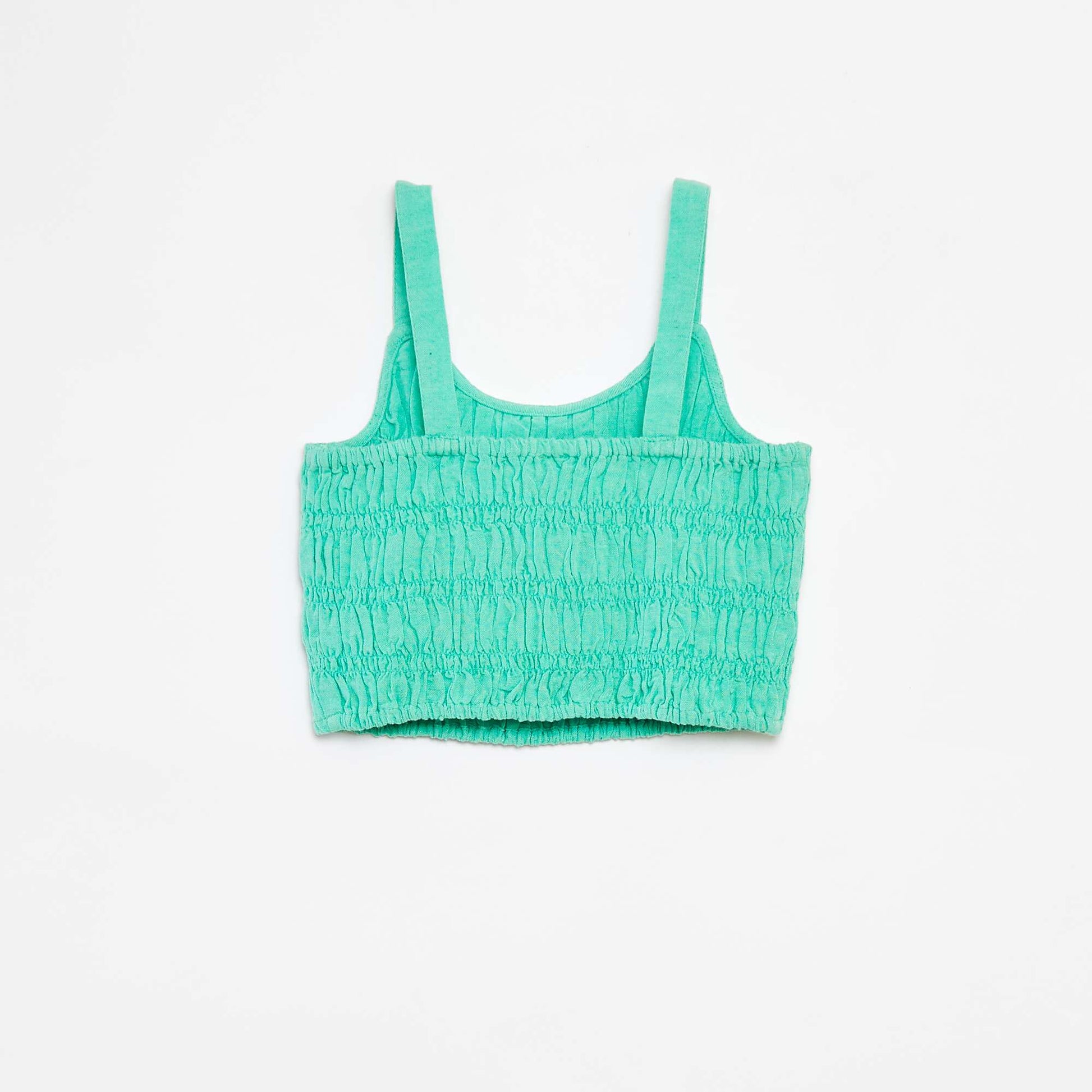 Top cropped à bretelles VERT