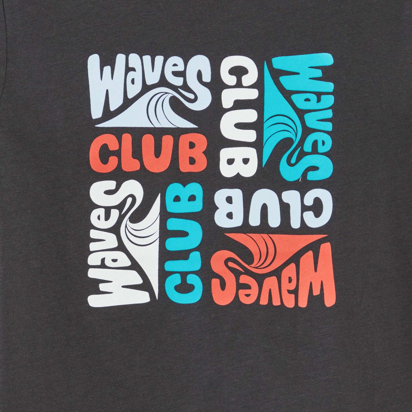 T-shirt imprimé fantaisie GRIS