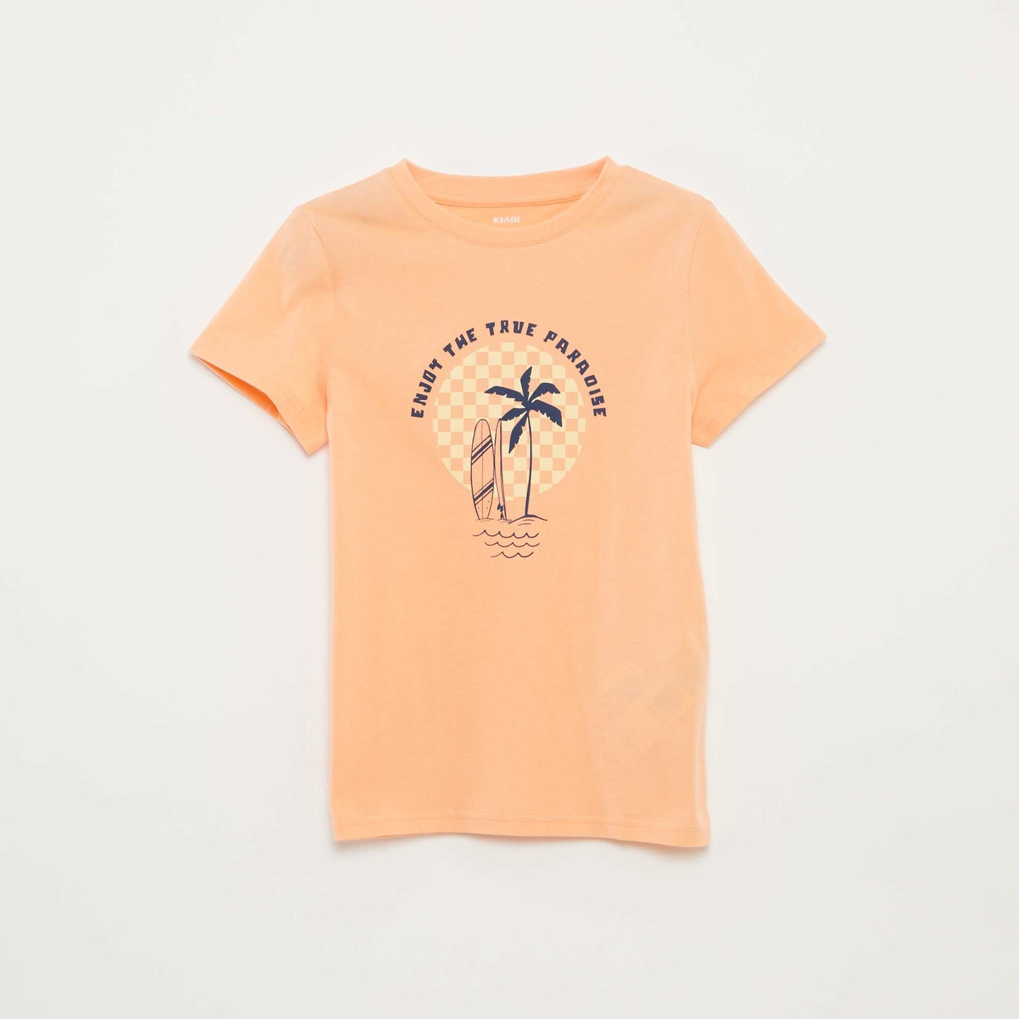T-shirt imprimé fantaisie ORANGE