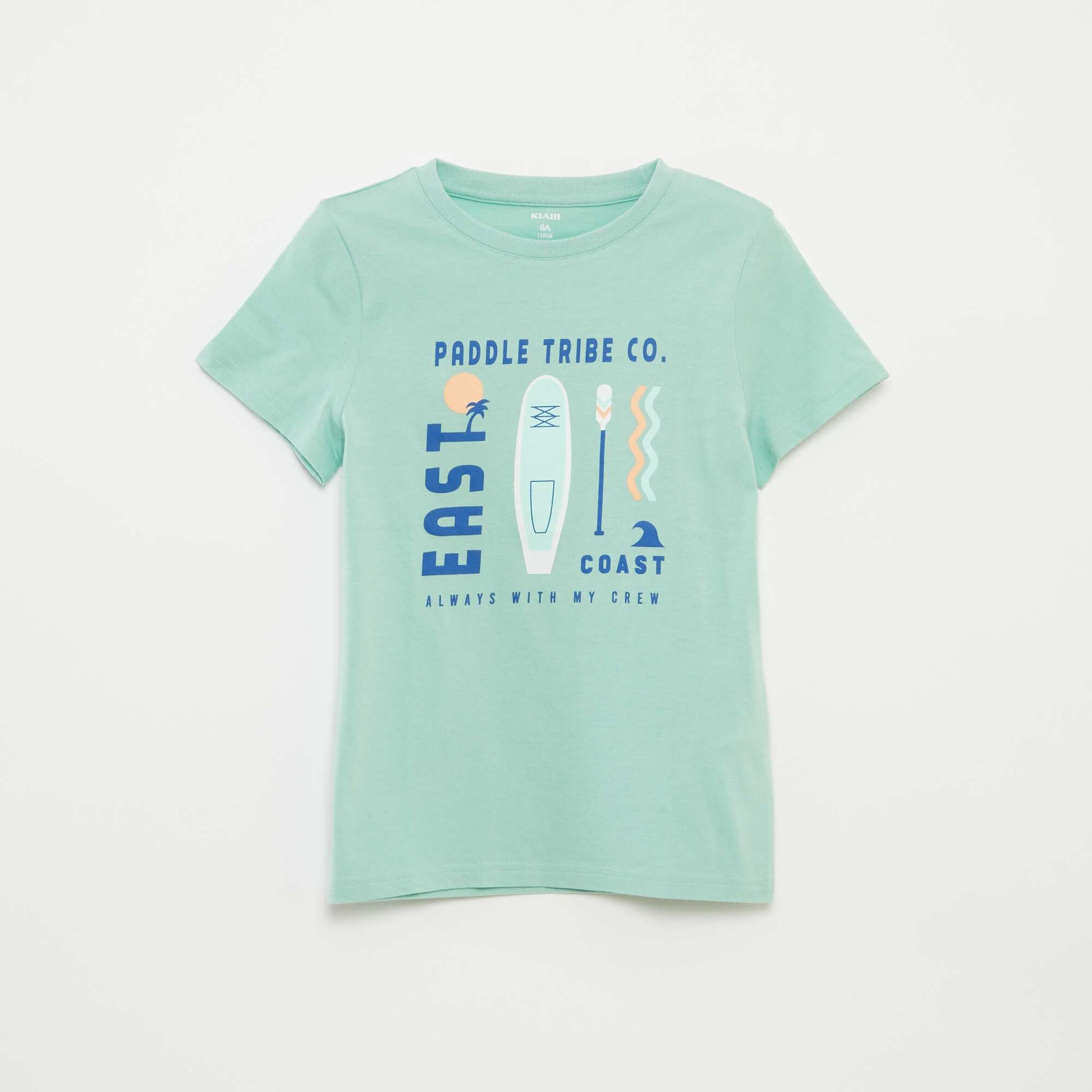 T-shirt imprimé fantaisie VERT