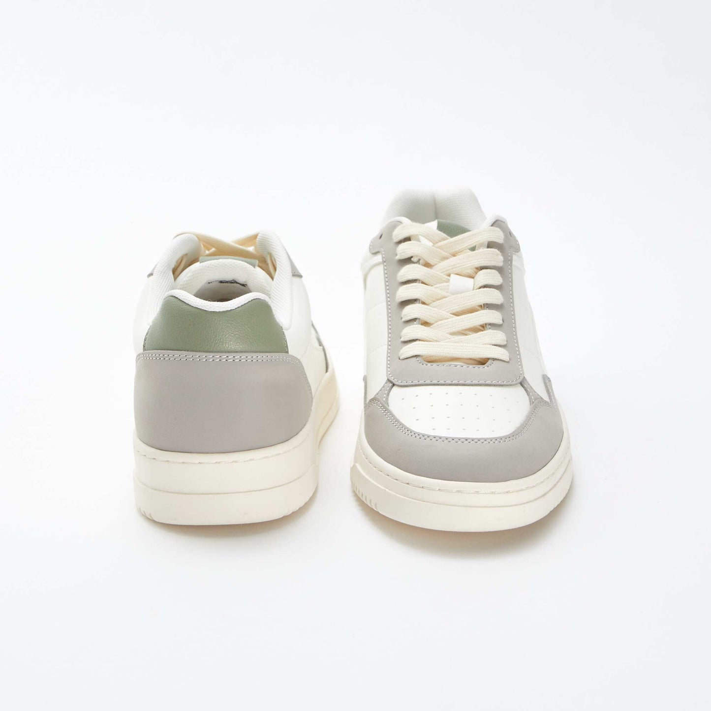 Baskets basses tricolores BLANC
