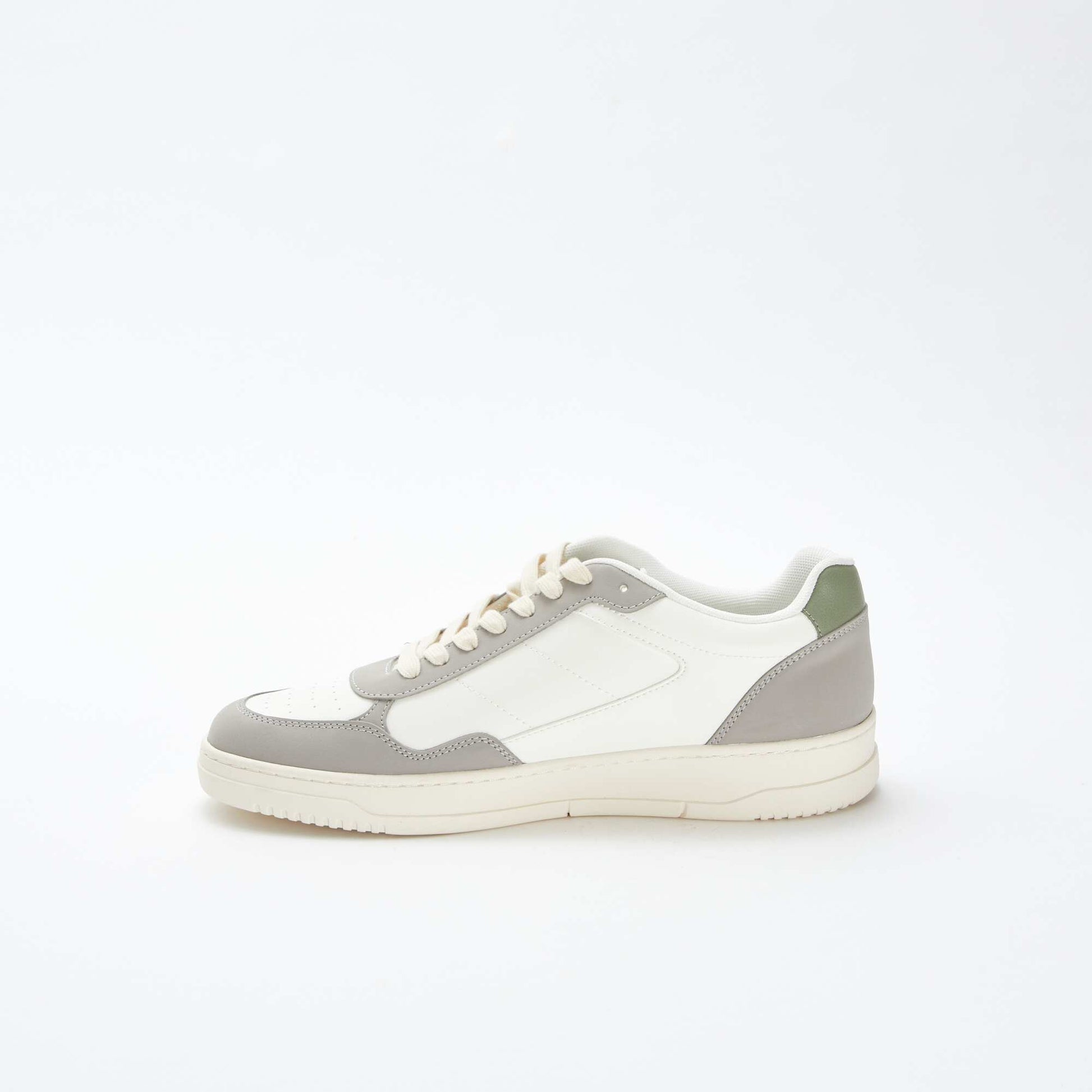 Baskets basses tricolores BLANC