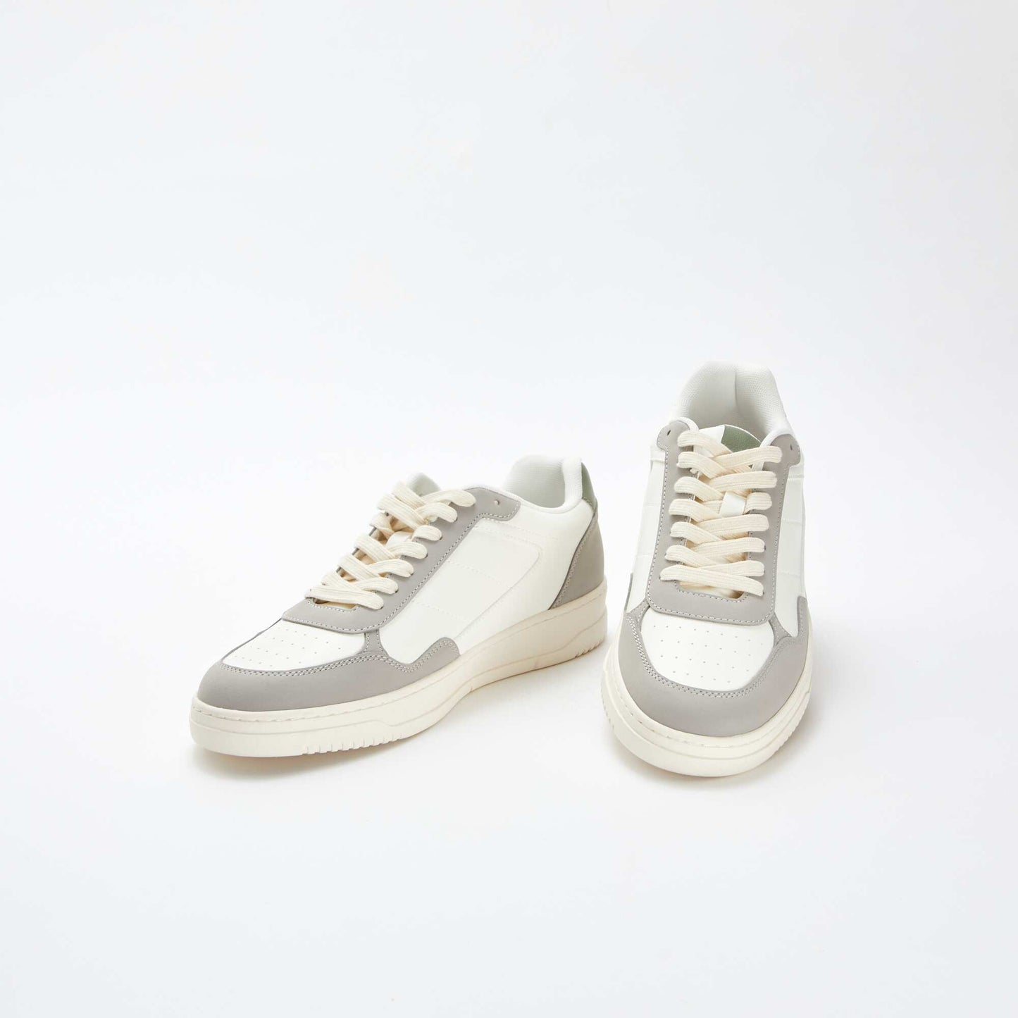 Baskets basses tricolores BLANC