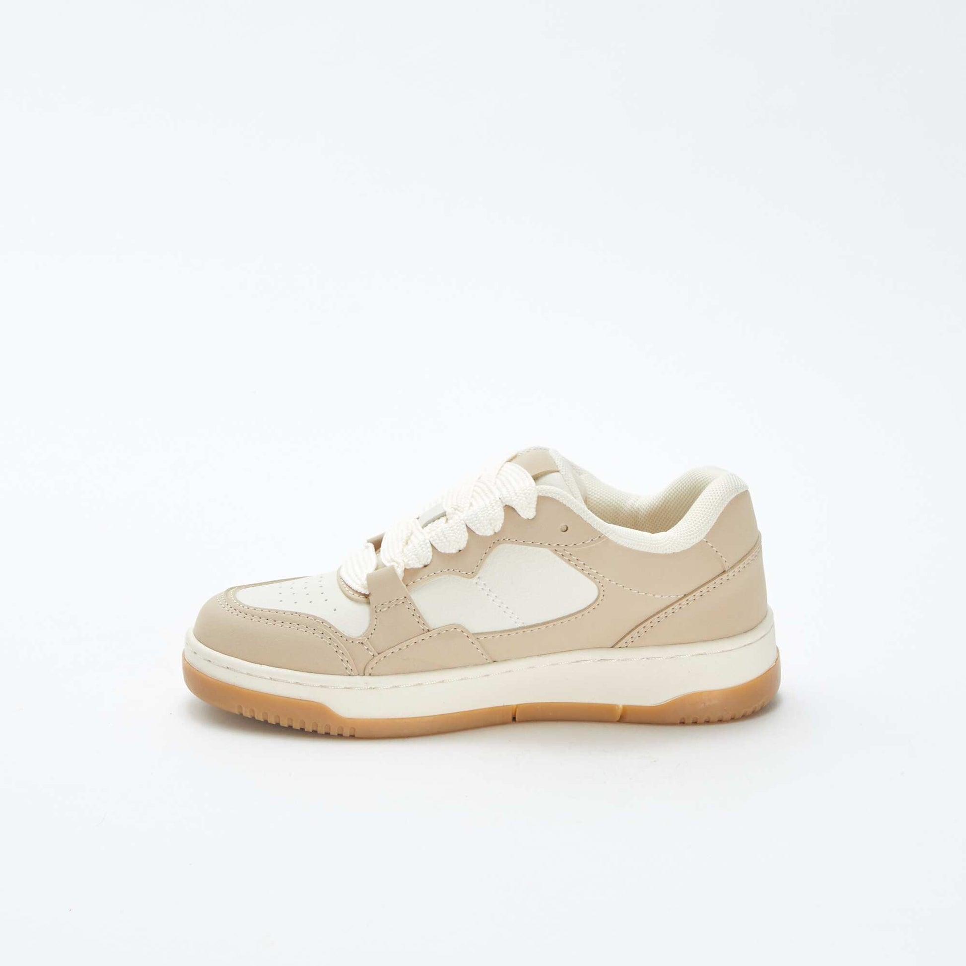 Baskets basses type skate BEIGE