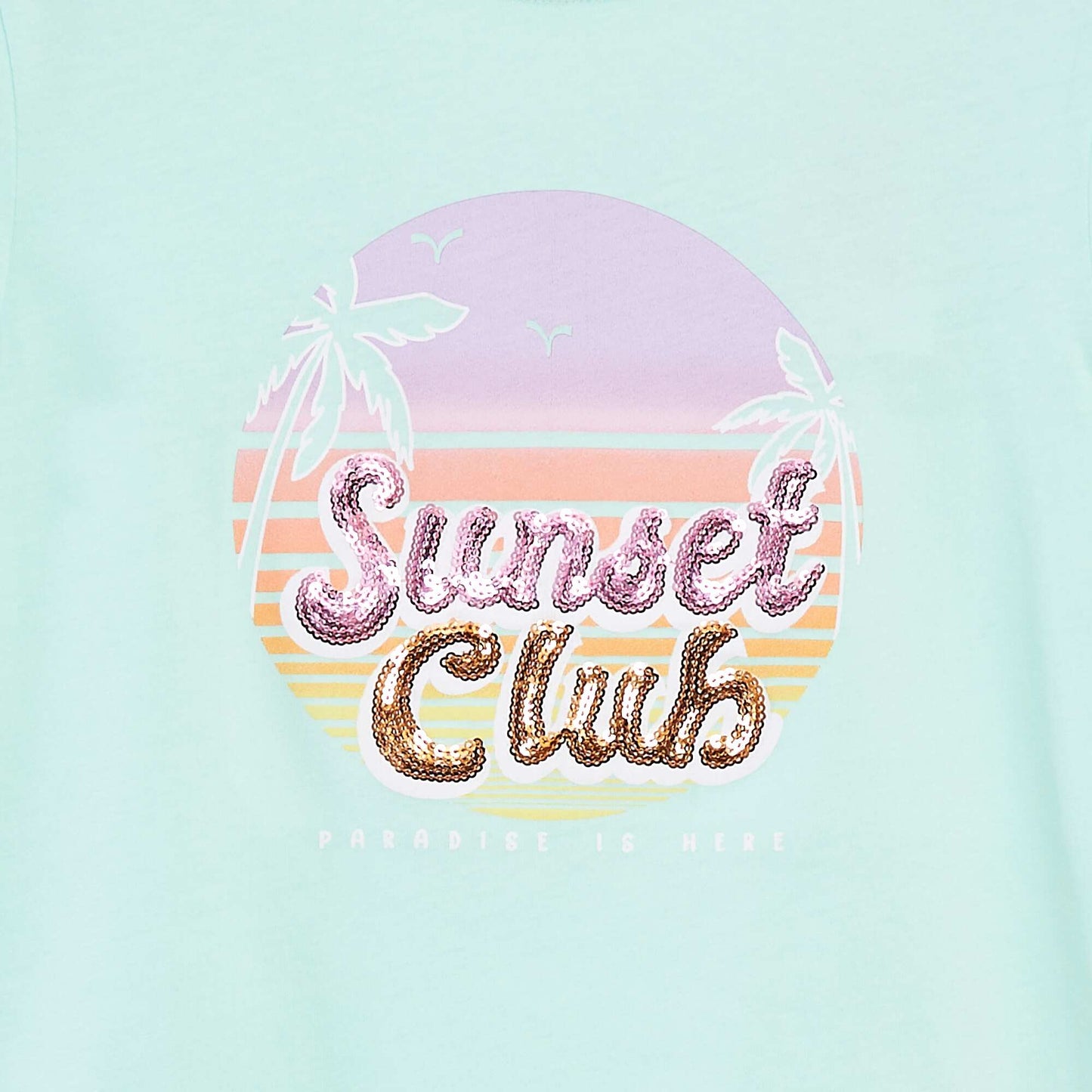 T-shirt imprimé animé manches courtes BLEU