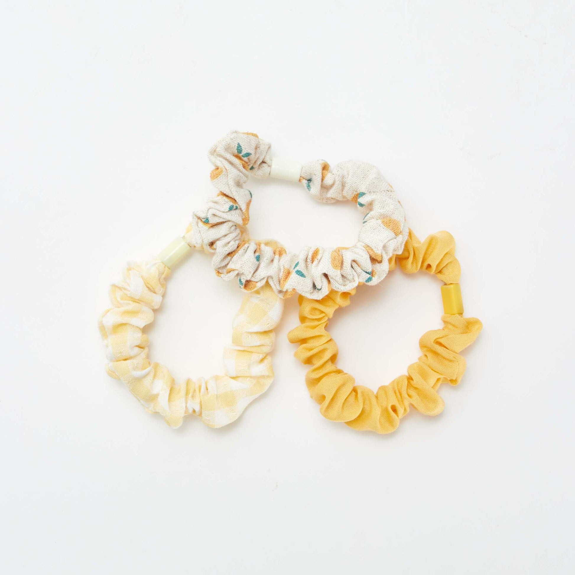 Lot de 3 chouchous JAUNE