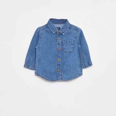 Chemise en jean regular fit BLEU