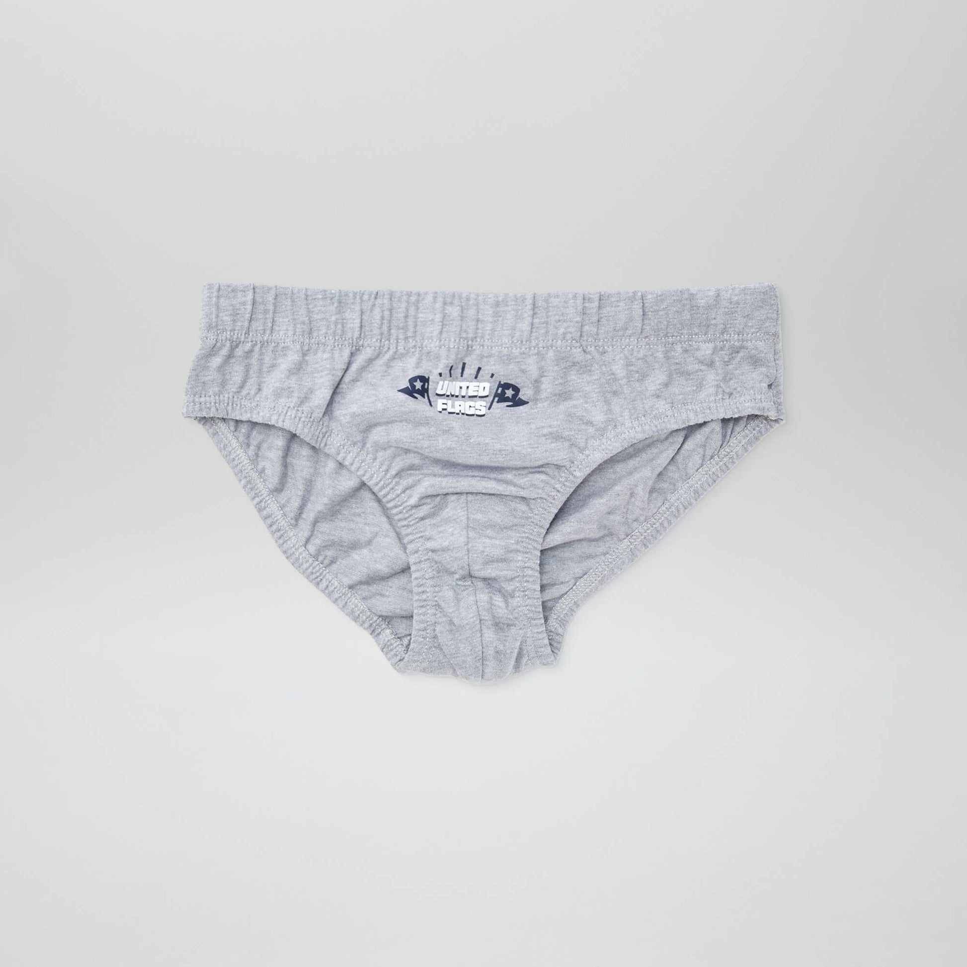 Lot de 7 slips à imprimés BLEU