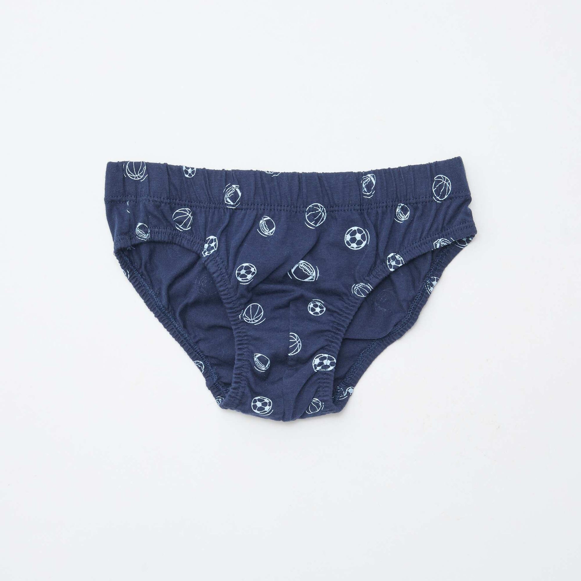 Lot de 7 slips à imprimés BLEU