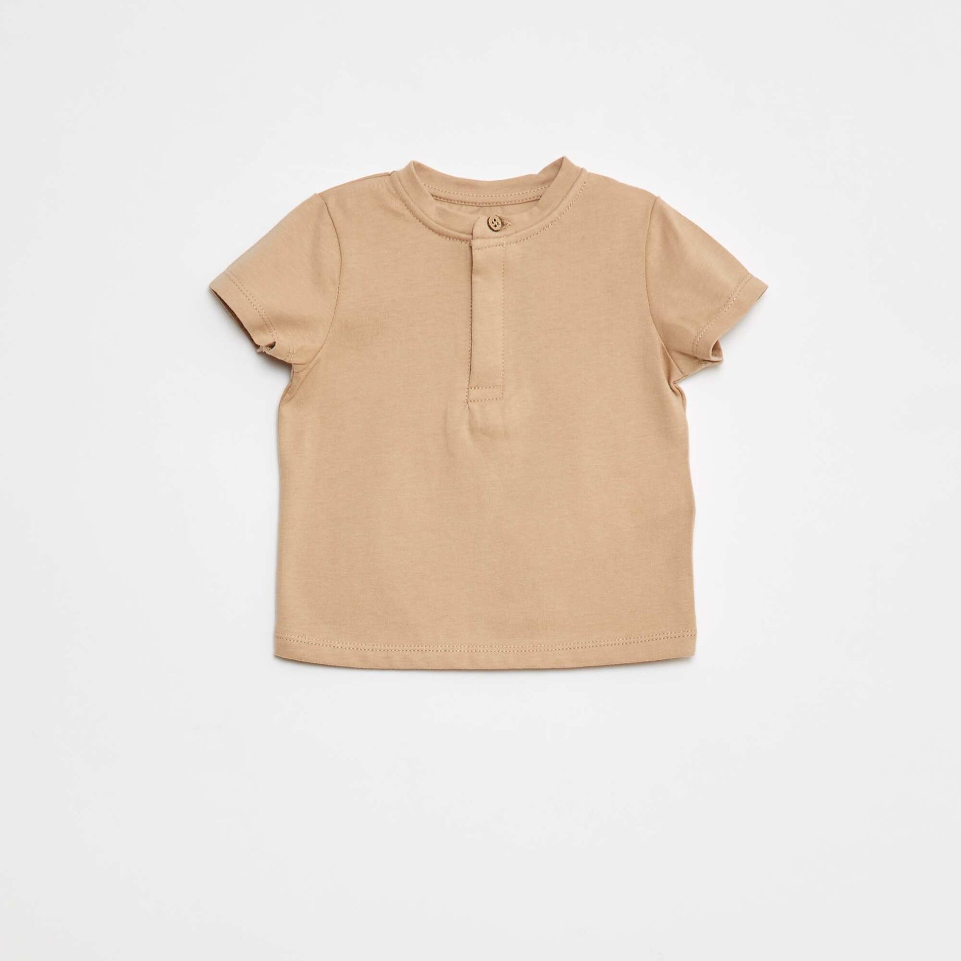 Ensemble t-shirt manches courtes + pantalon léger - 2 pièces BEIGE