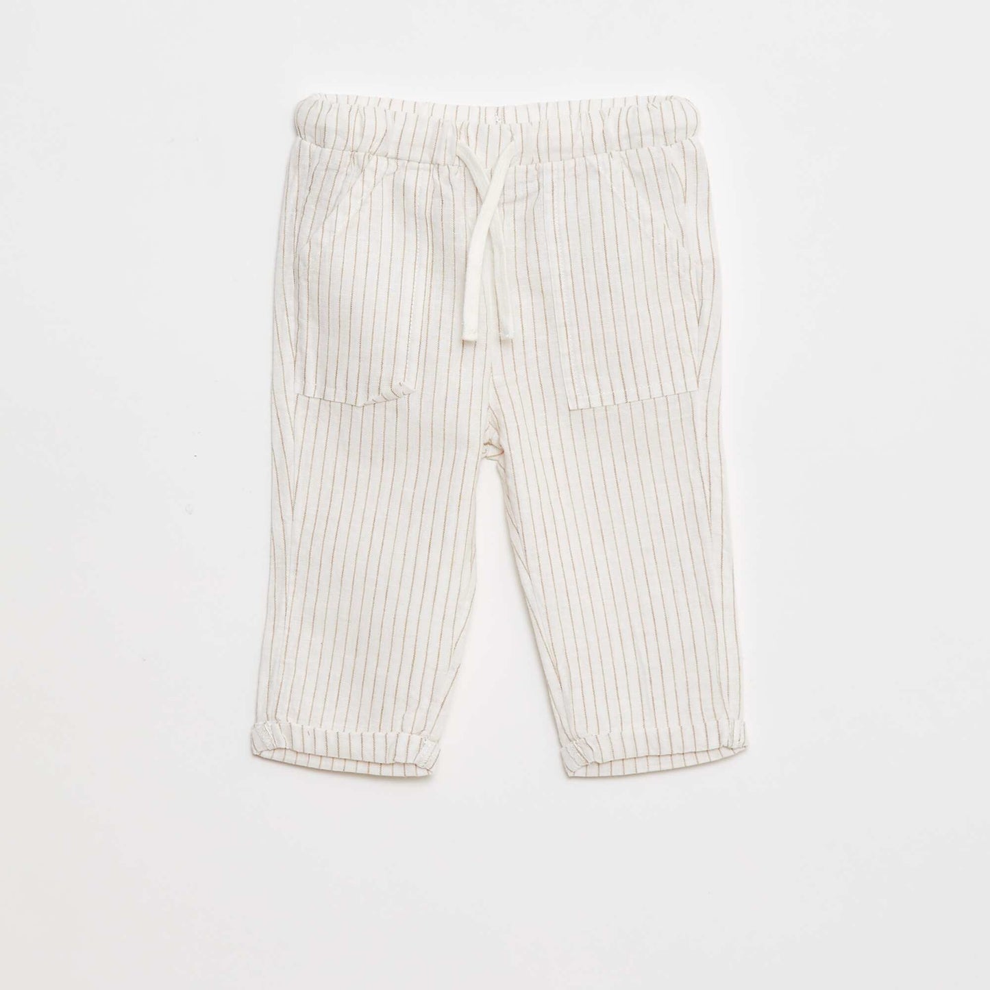 Ensemble t-shirt manches courtes + pantalon léger - 2 pièces BEIGE