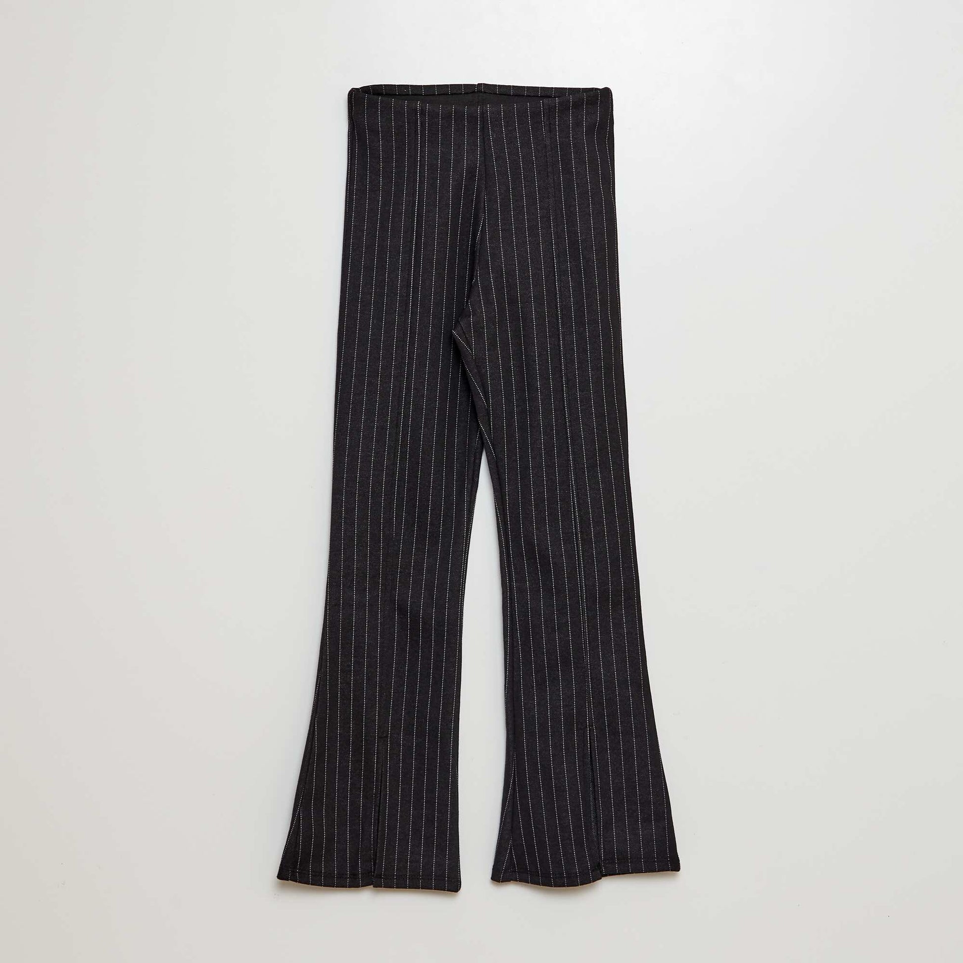 Pantalon maille flare NOIR