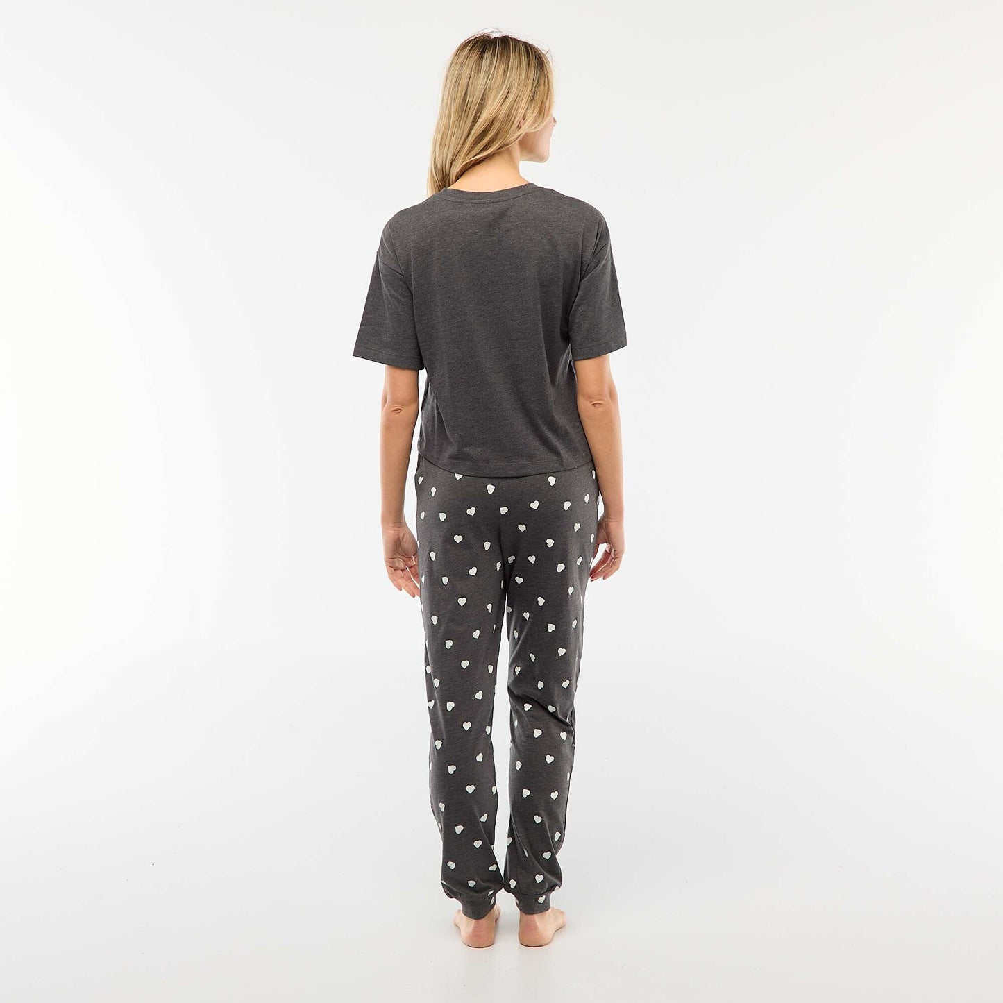 Ensemble pyjama long - 2 pièces GRIS