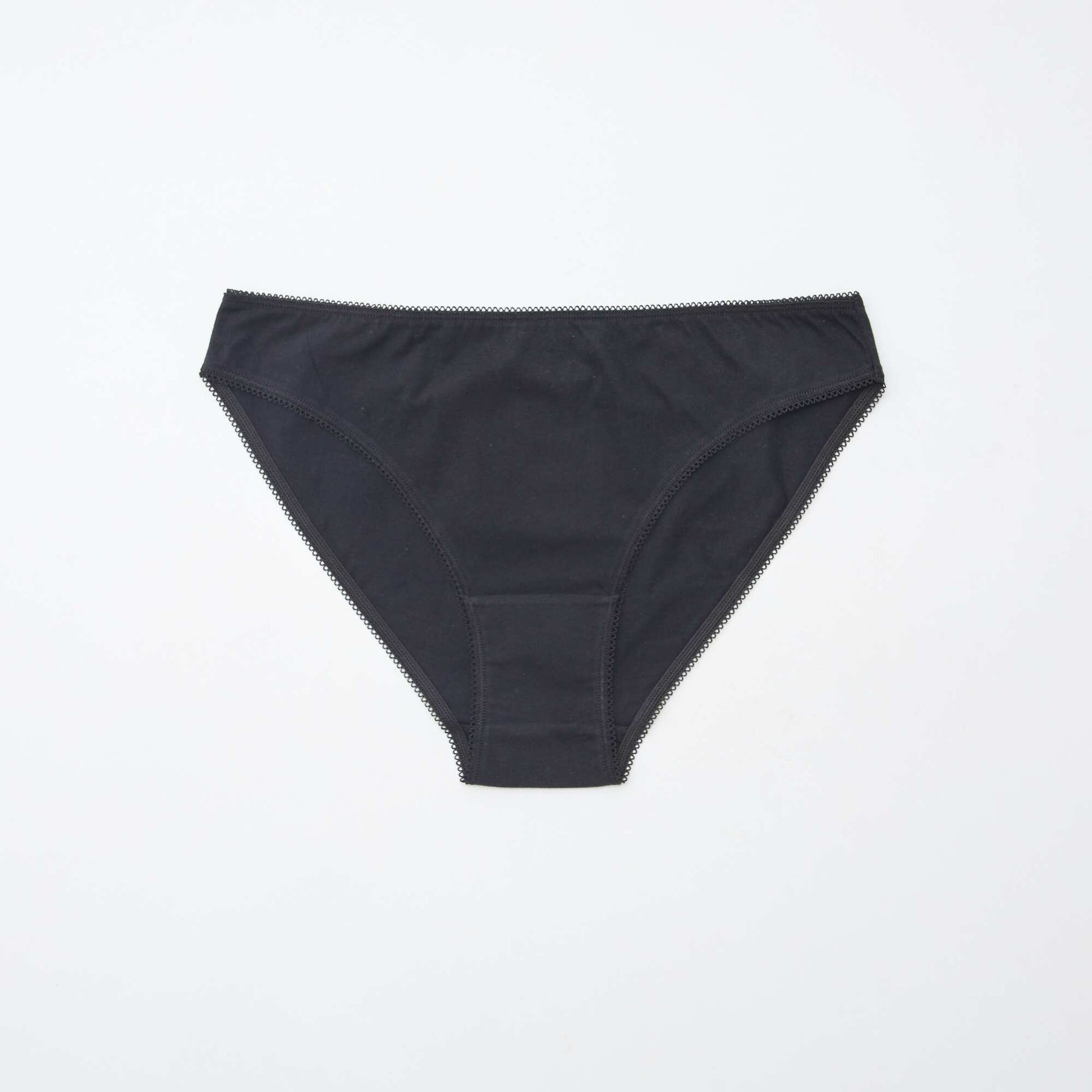 Lot de 5 culottes - unies et imprimées BLANC/NOIR