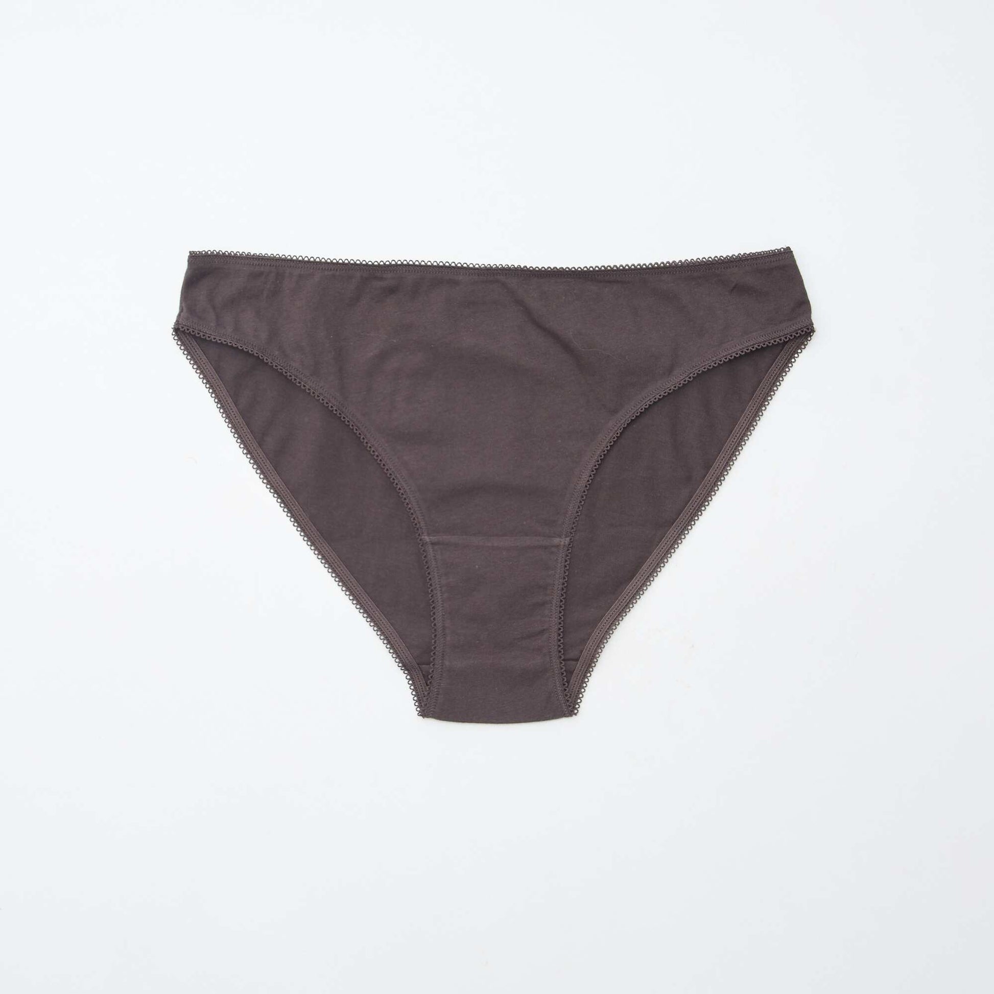 Lot de 5 culottes - unies et imprimées MARRON