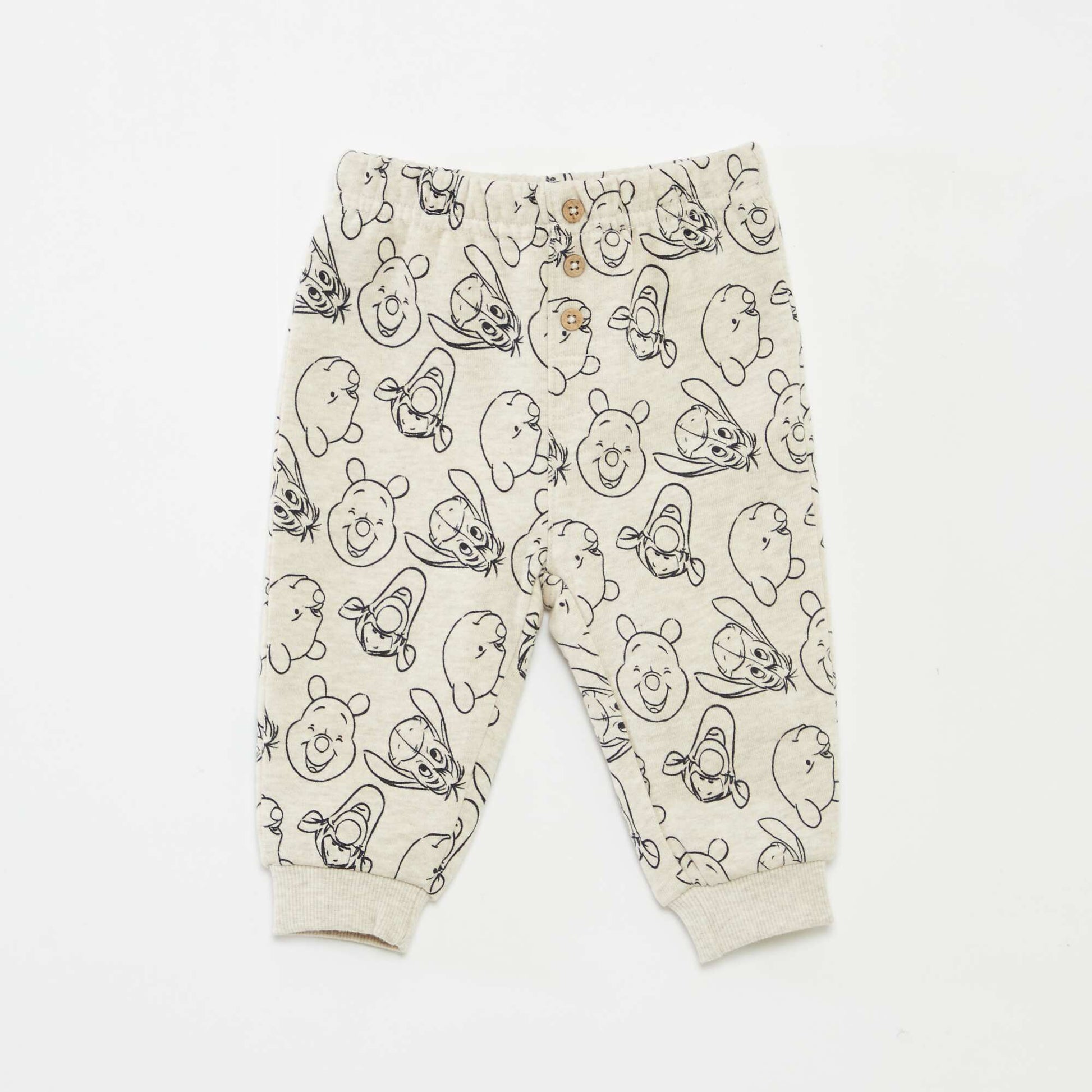 Ensemble pantalon + t-shirt + sweat à capuche 'Winnie' - 3 pièces BEIGE