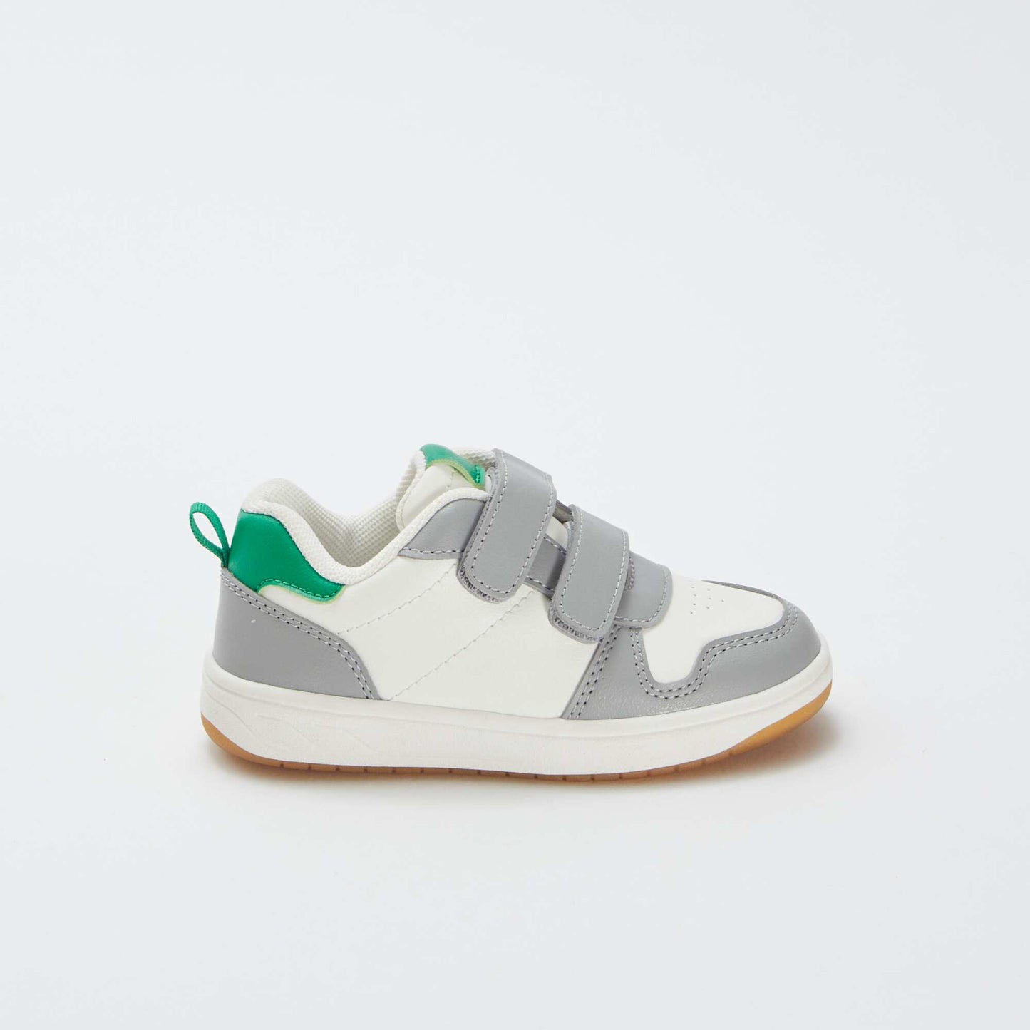 Baskets basses tricolores VERT