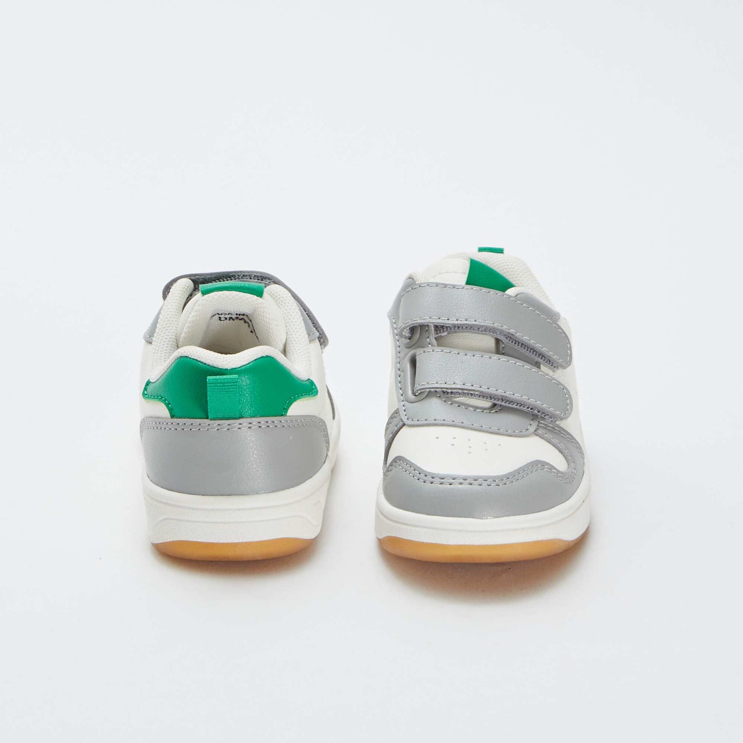 Baskets basses tricolores VERT