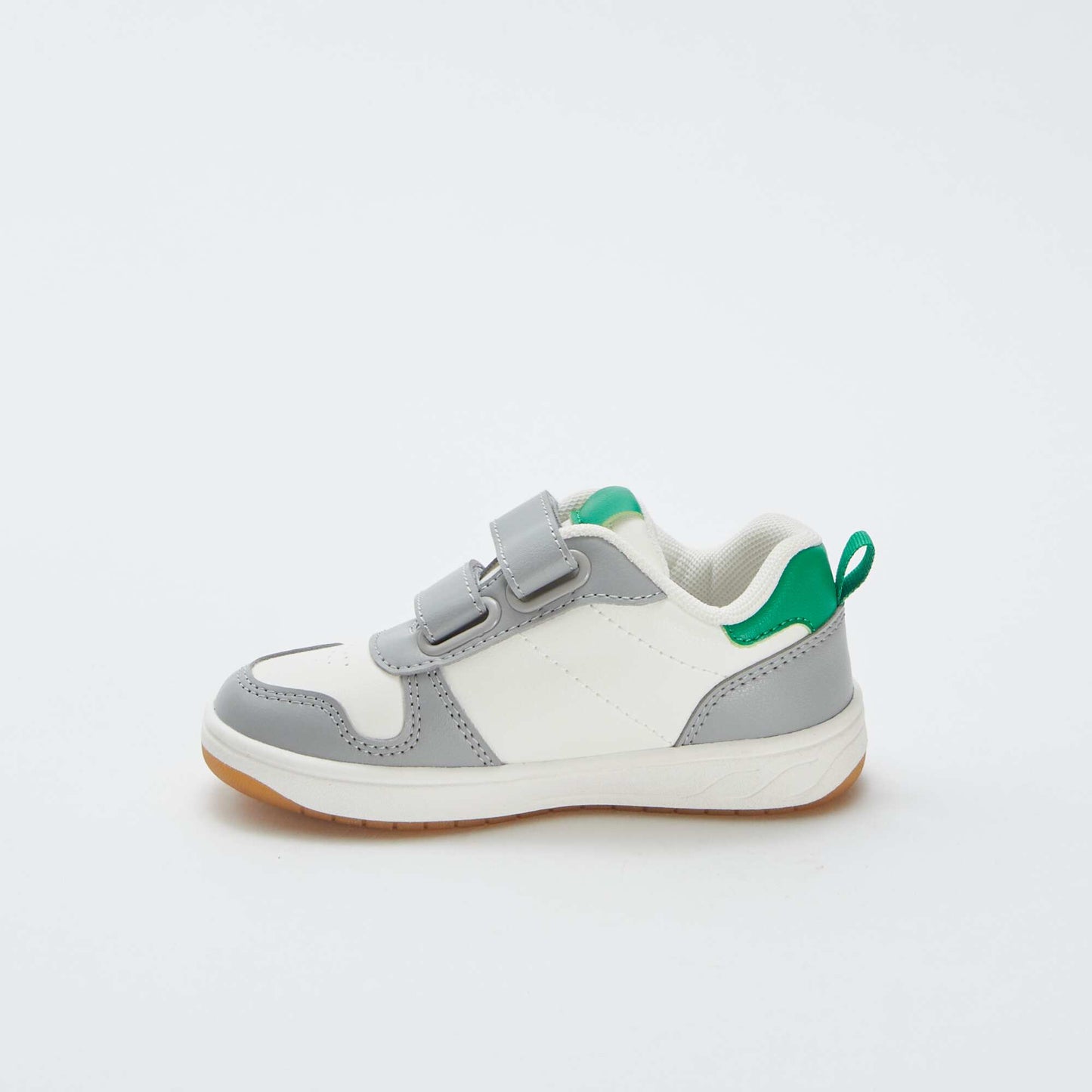 Baskets basses tricolores VERT