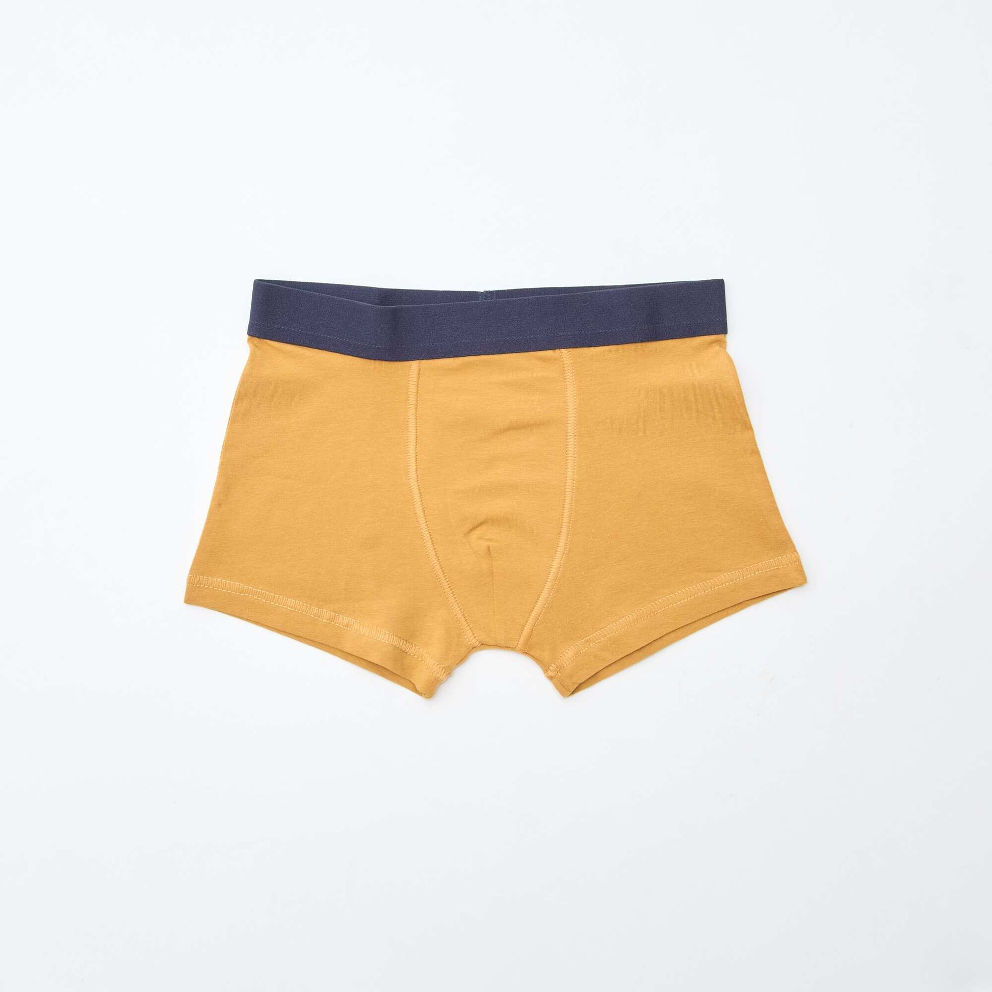 Lot 5 boxers unis unis et imprimés ORANGE