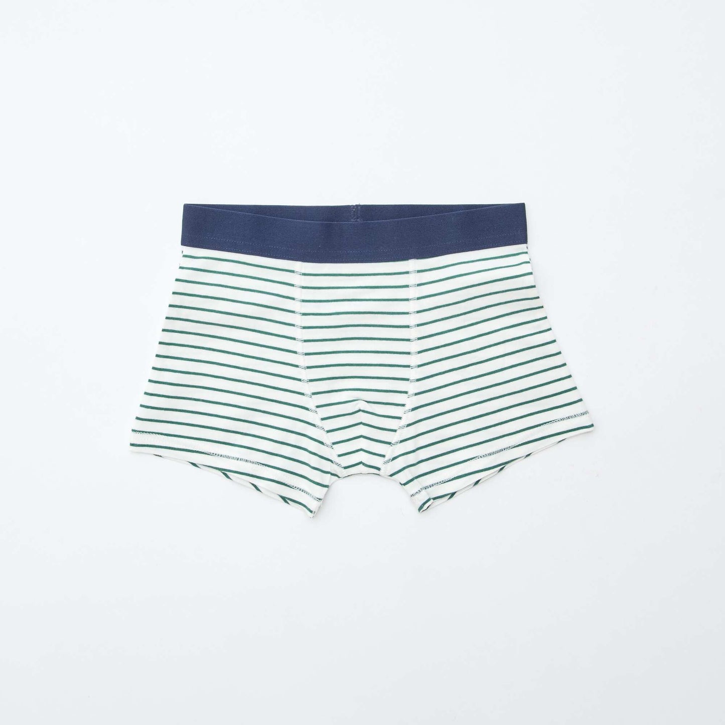 Lot de 5 boxers unis unis et imprimés BLEU