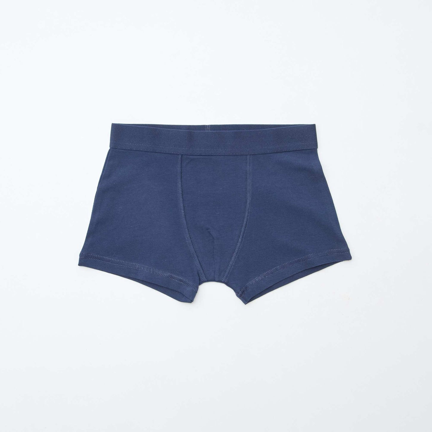 Lot de 5 boxers unis unis et imprimés BLEU