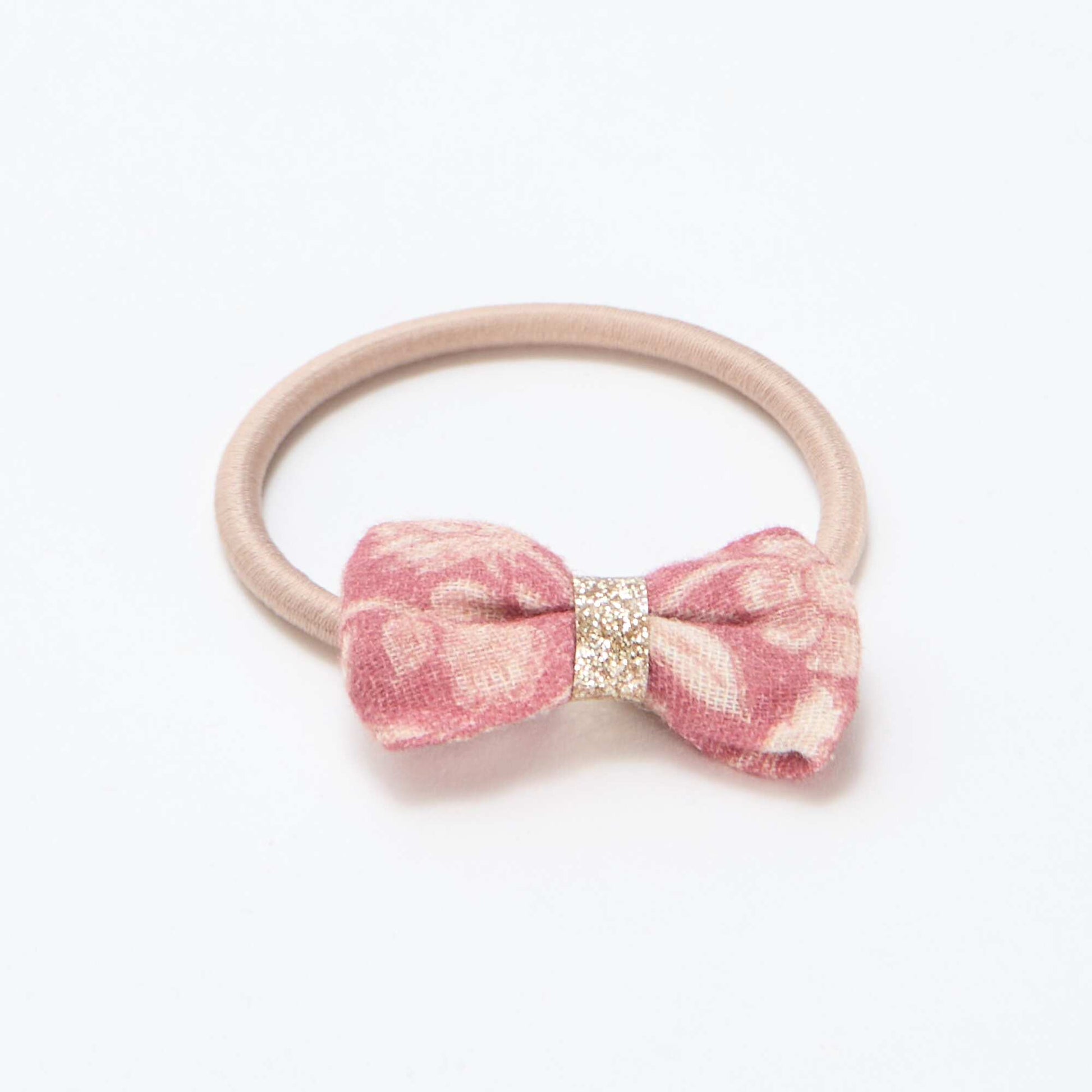 Lot de 3 élastiques avec nœuds fantaisies ROSE