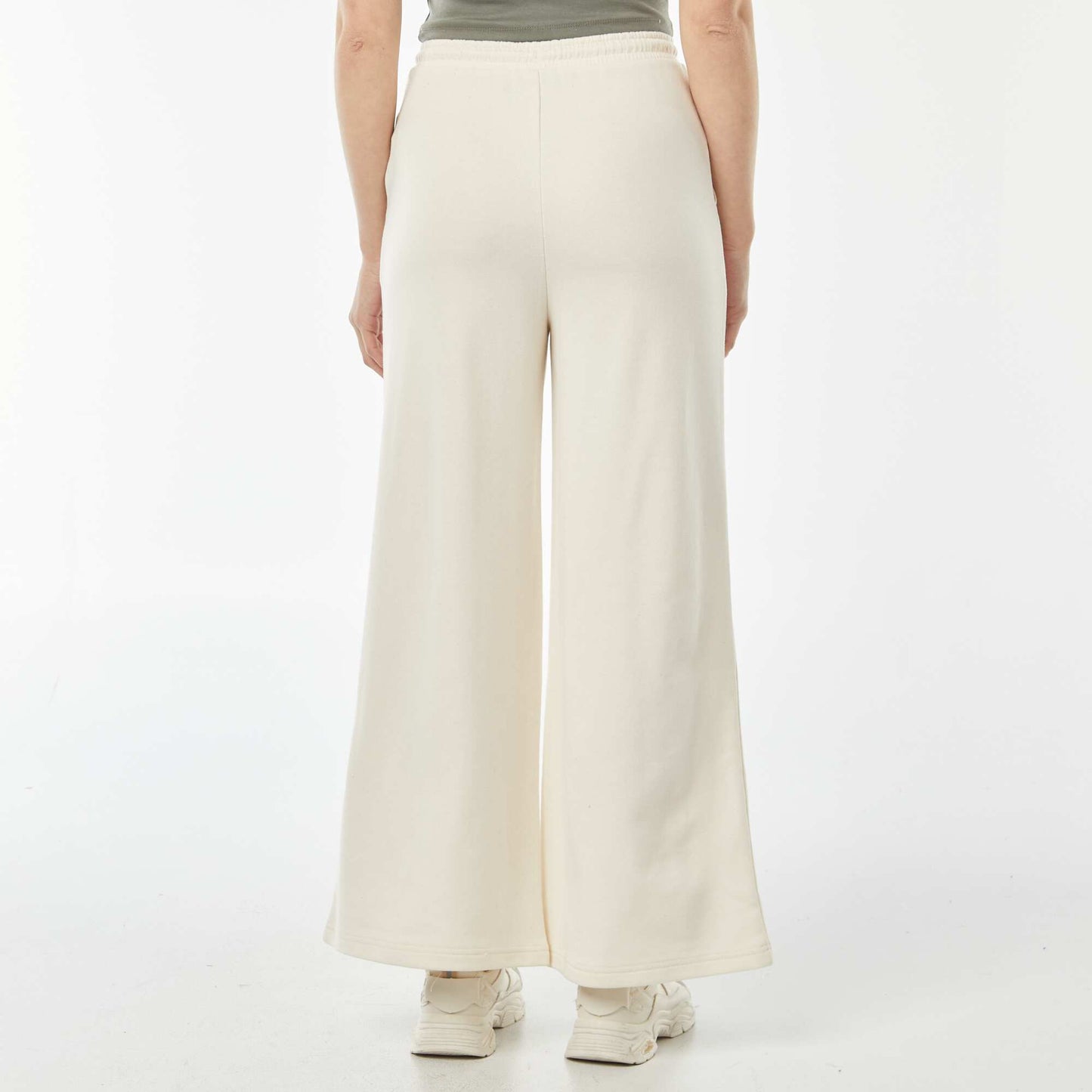 Pantalon jogging large BEIGE