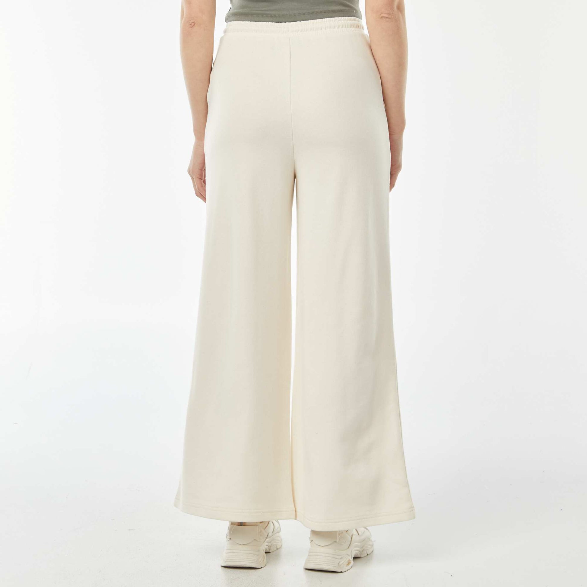 Pantalon jogging large BEIGE