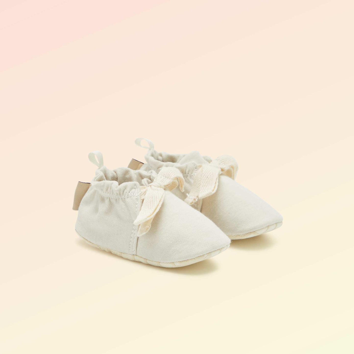 Chaussons motricité 1 'se retourner' - Kitchoun BEIGE