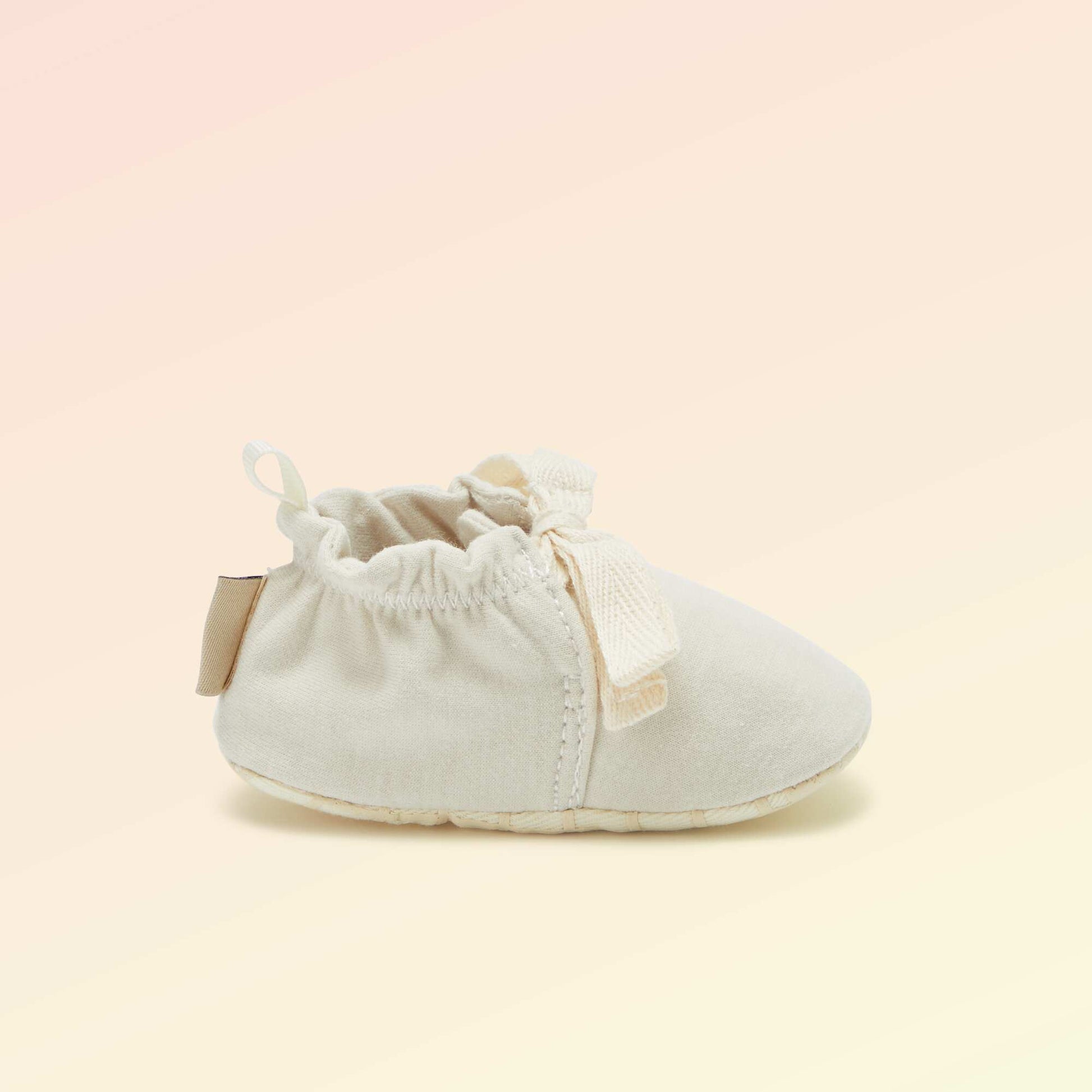 Chaussons motricité 1 'se retourner' - Kitchoun BEIGE