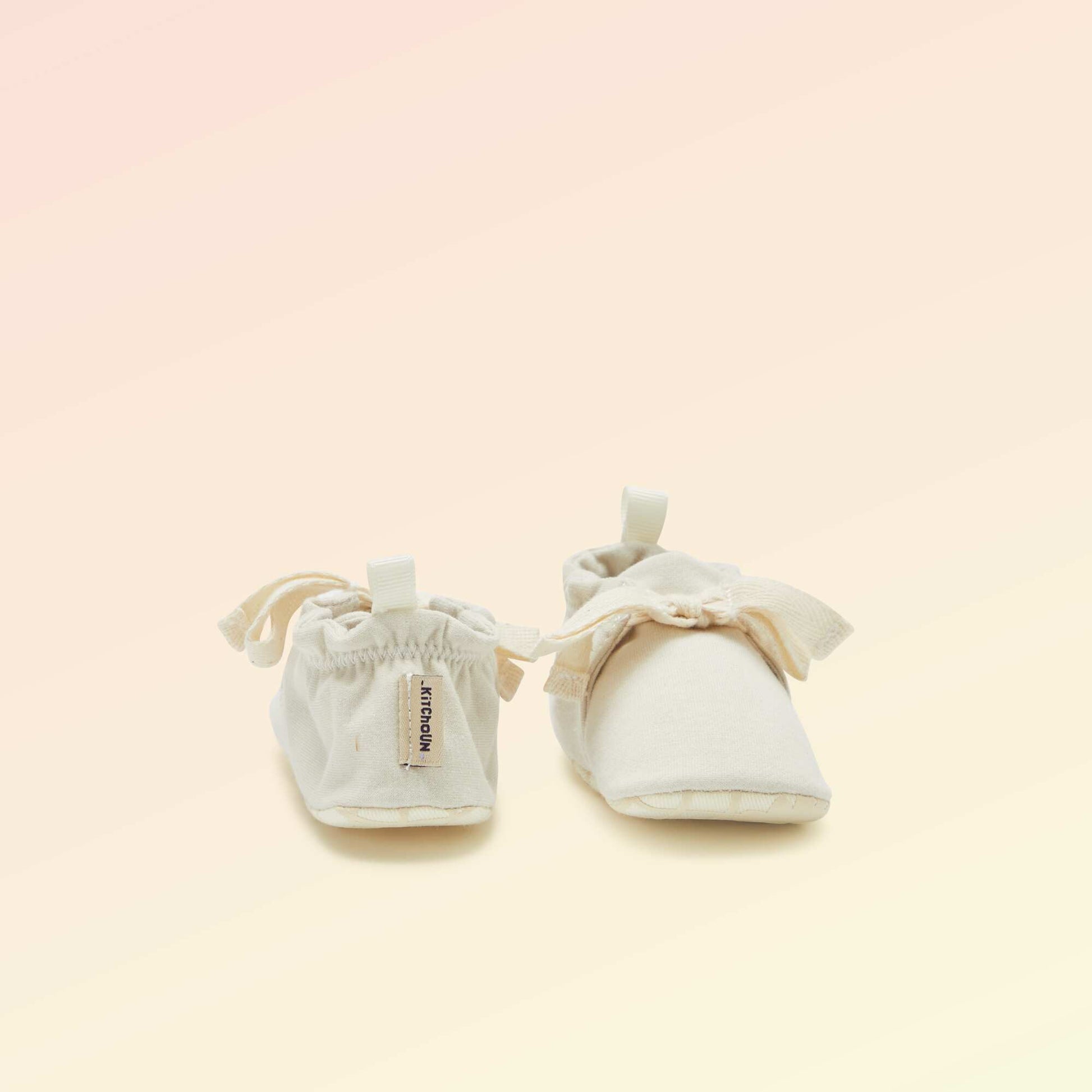 Chaussons motricité 1 'se retourner' - Kitchoun BEIGE