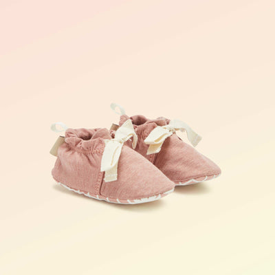 Chaussons motricité 1 'se retourner' - Kitchoun ROSE
