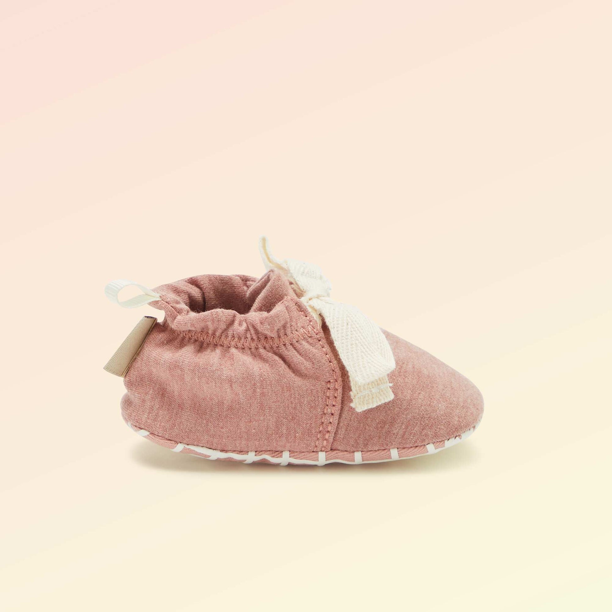 Chaussons motricité 1 'se retourner' - Kitchoun ROSE