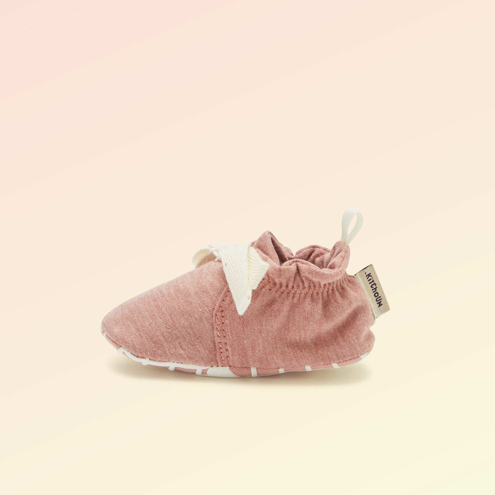 Chaussons motricité 1 'se retourner' - Kitchoun ROSE