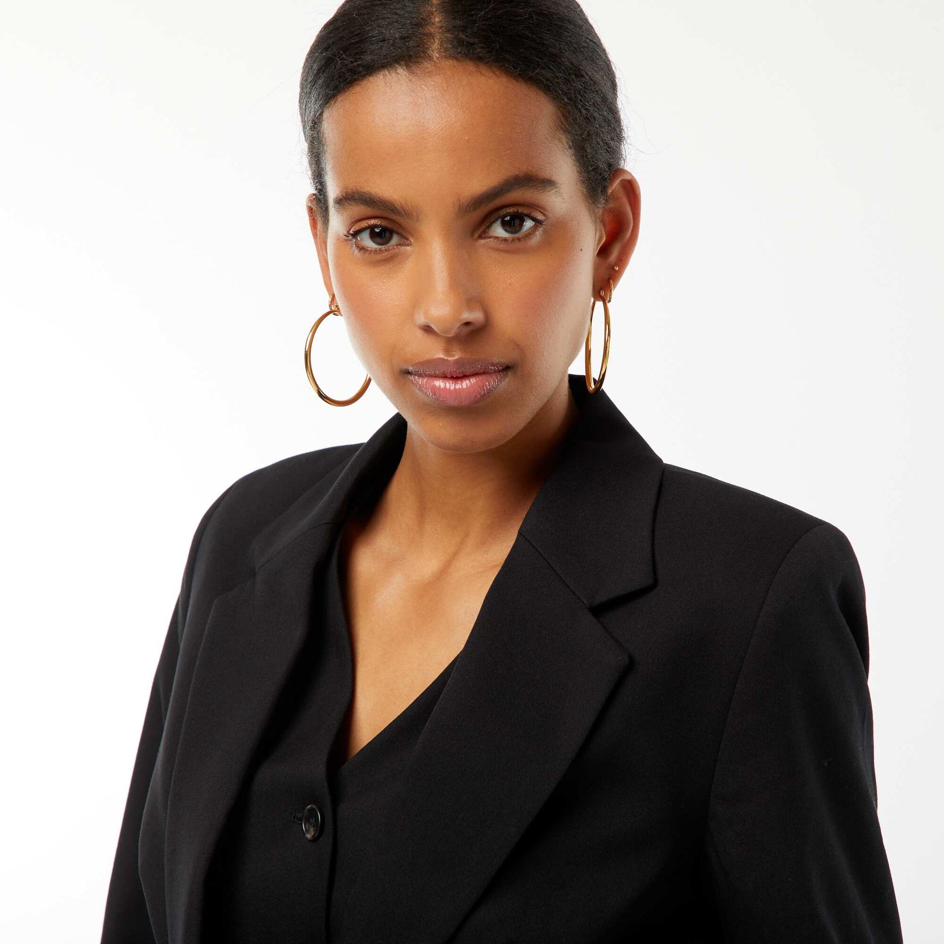 Veste de tailleur à manches longues NOIR